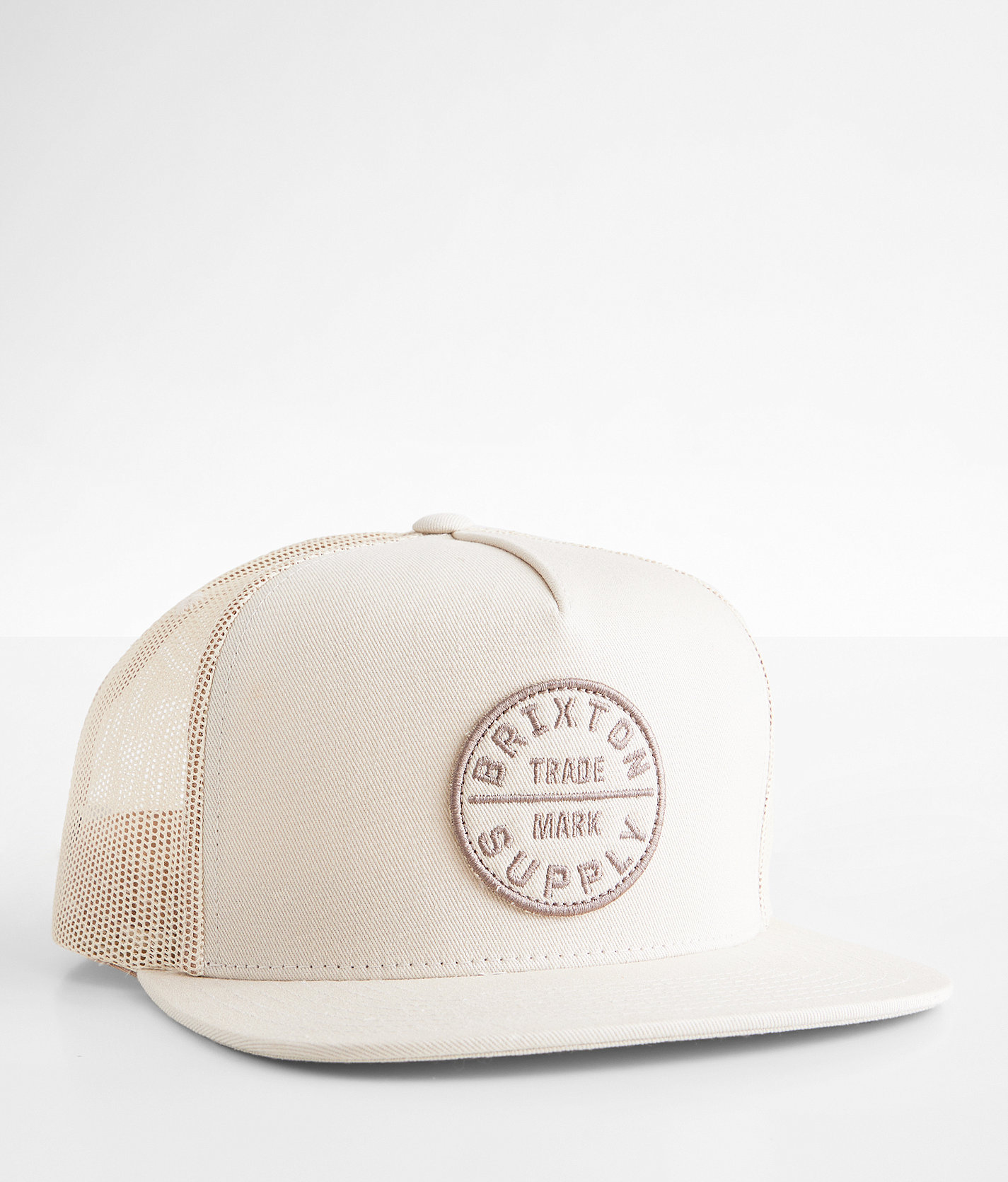 Brixton Oath Trucker Hat - Men's Hats in Oat Milk Oat Milk