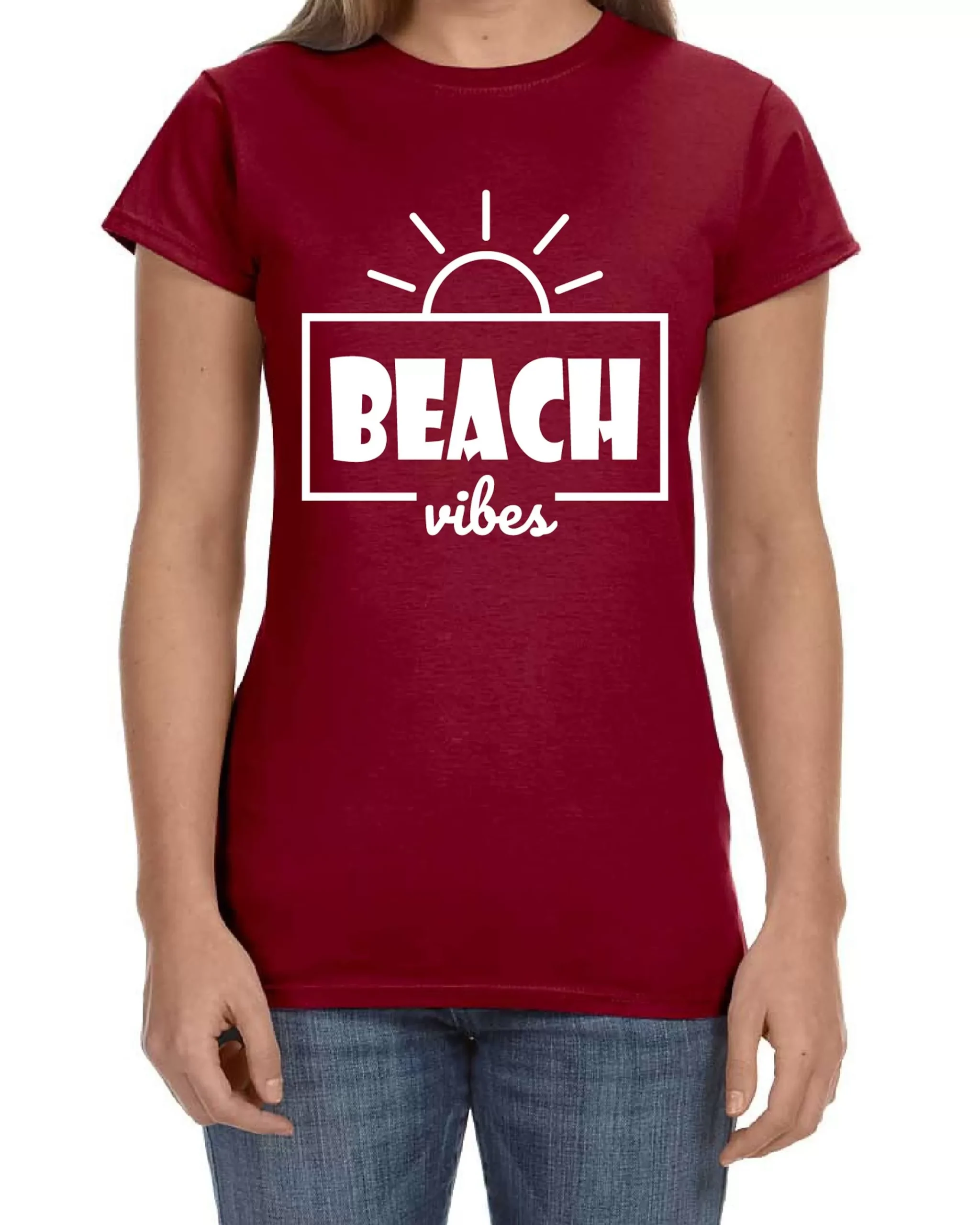 Ustradeent Women's Hawaiian Palm Beach Graphic T Shirt For Summers