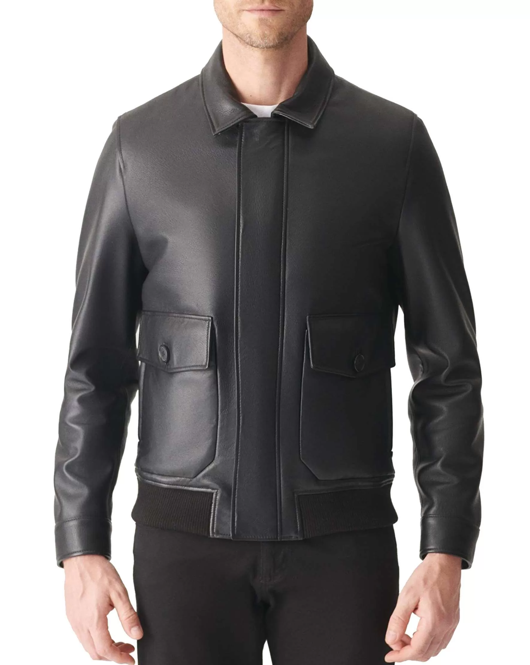 Men's A-2 Aviator Jacket - 100% Lambskin