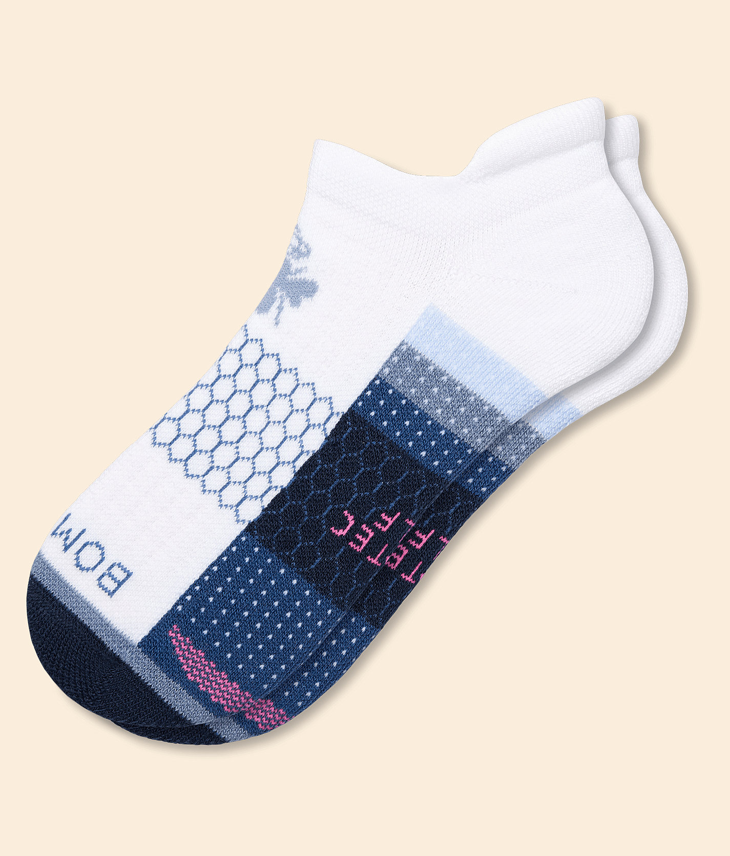 Bombas® Performance Golf Ankle Socks - Women's Socks in Navy Pink