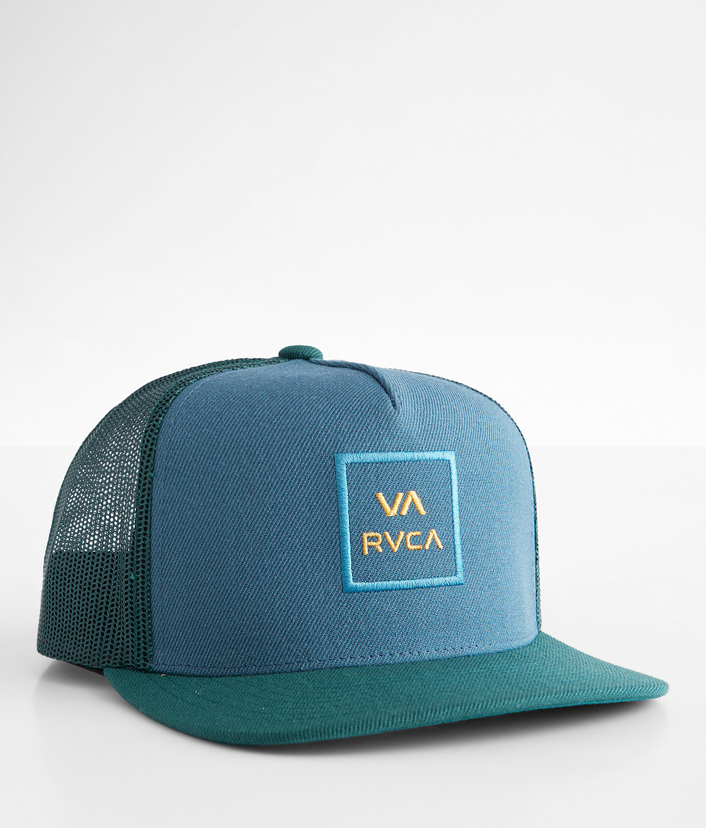 Boys - RVCA All The Way Trucker Hat - Boy's Hats in Green Slate