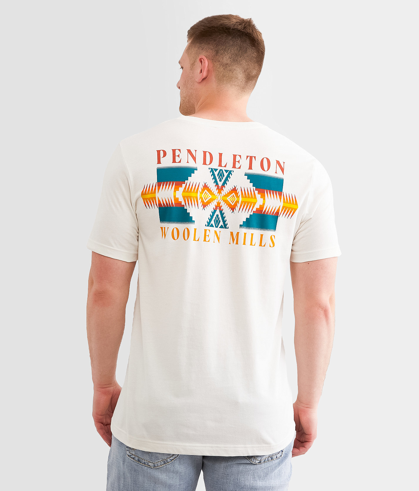 Pendleton Silver Bark T-Shirt - Men's T-Shirts in Vintage White
