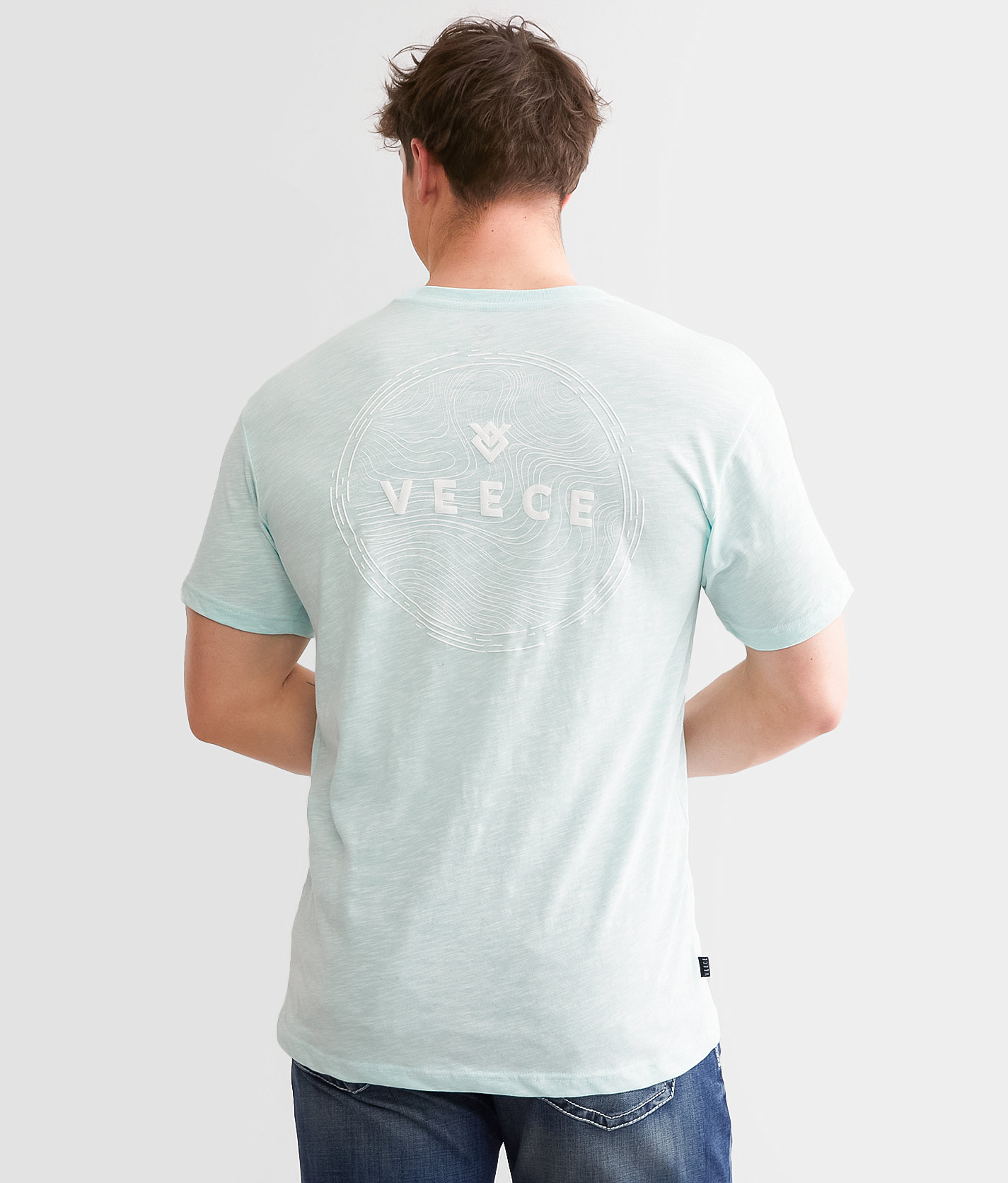 Veece Futurist T-Shirt - Men's T-Shirts in Blue Tint White