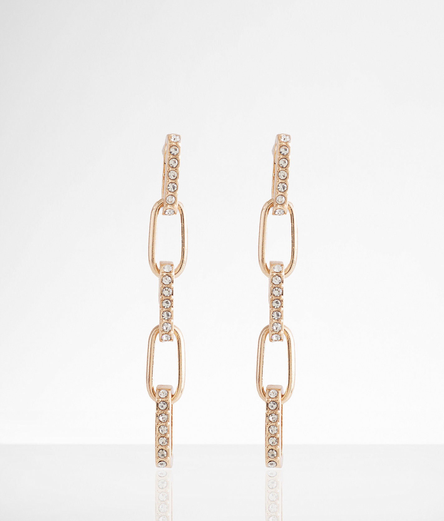 boutique by BKE Glitz Link Earring - Women's Jewelry in Gold