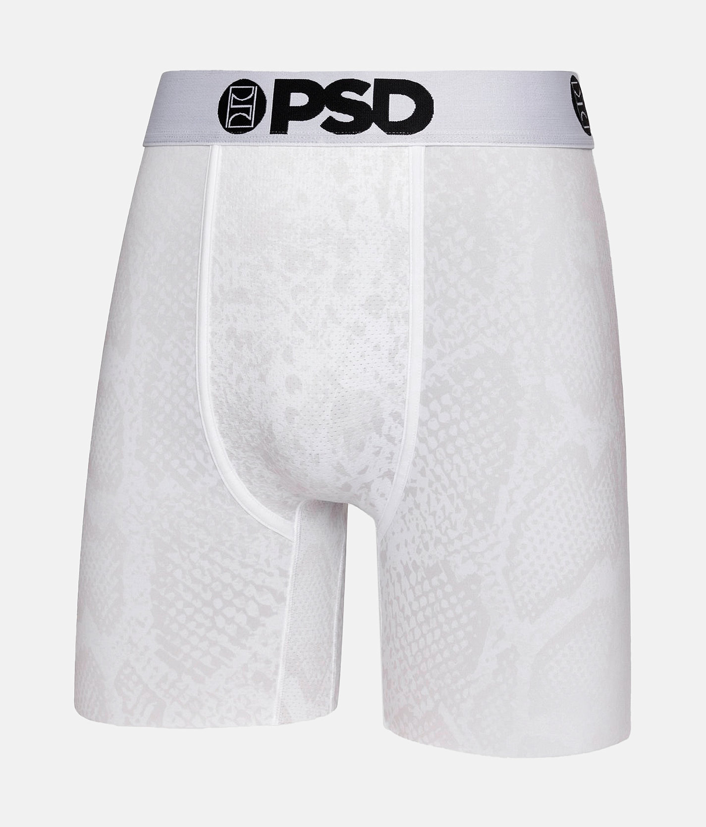 PSD White Scale Stretch Boxer Briefs - Men's Boxer Briefs in Multi
