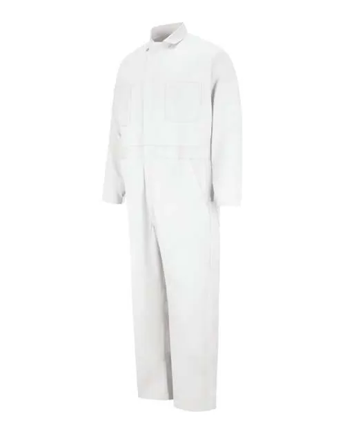 Button-Front Cotton Coverall - Tall Sizes