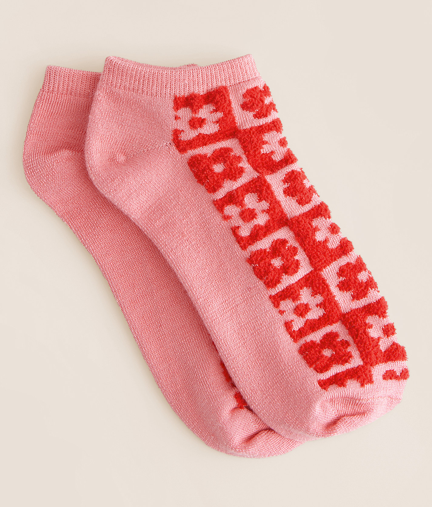 BKE Fuzzy Floral Socks - Women's Socks in Pink