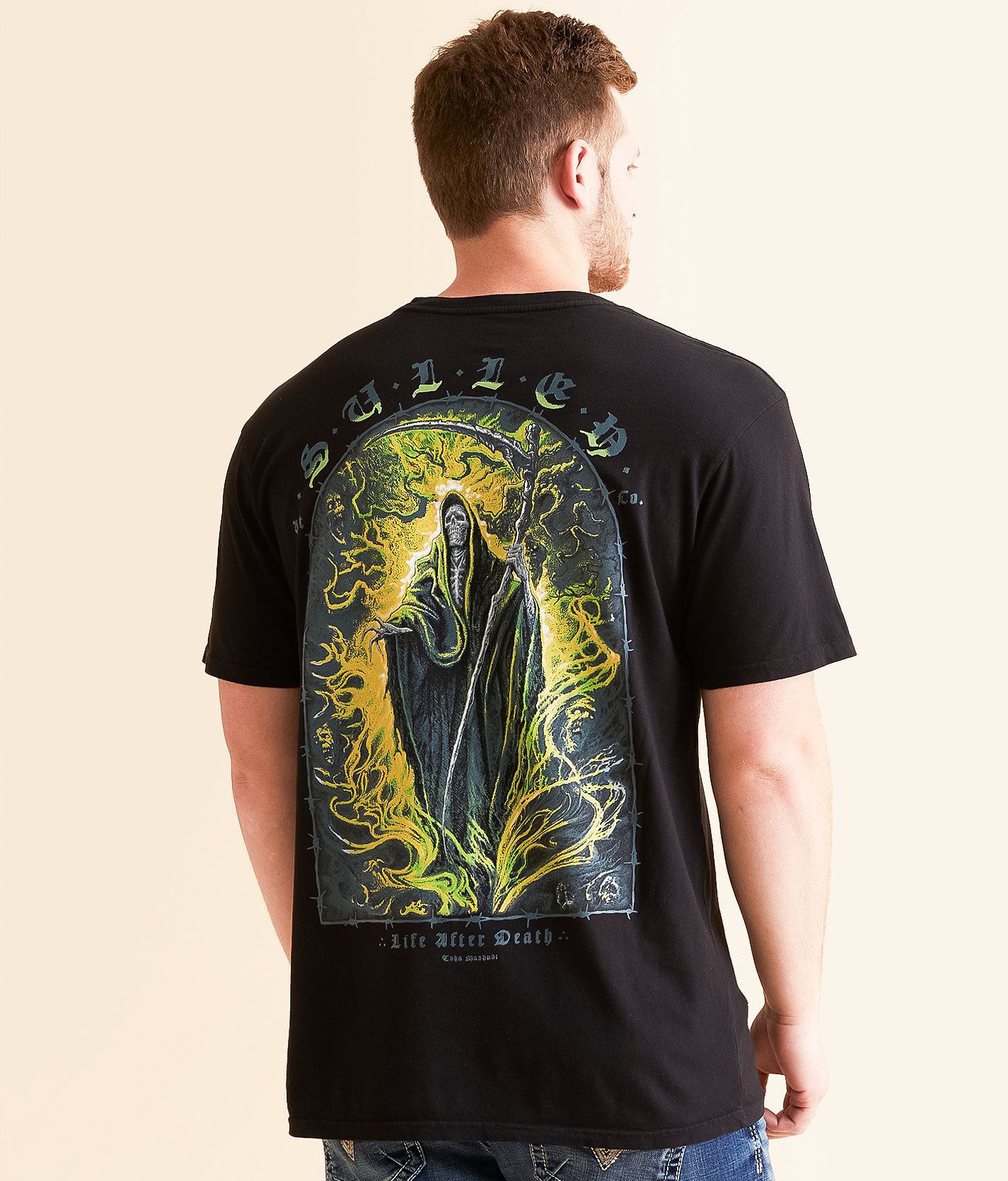 Sullen Afterlife T-Shirt - Men's T-Shirts in Jet Black