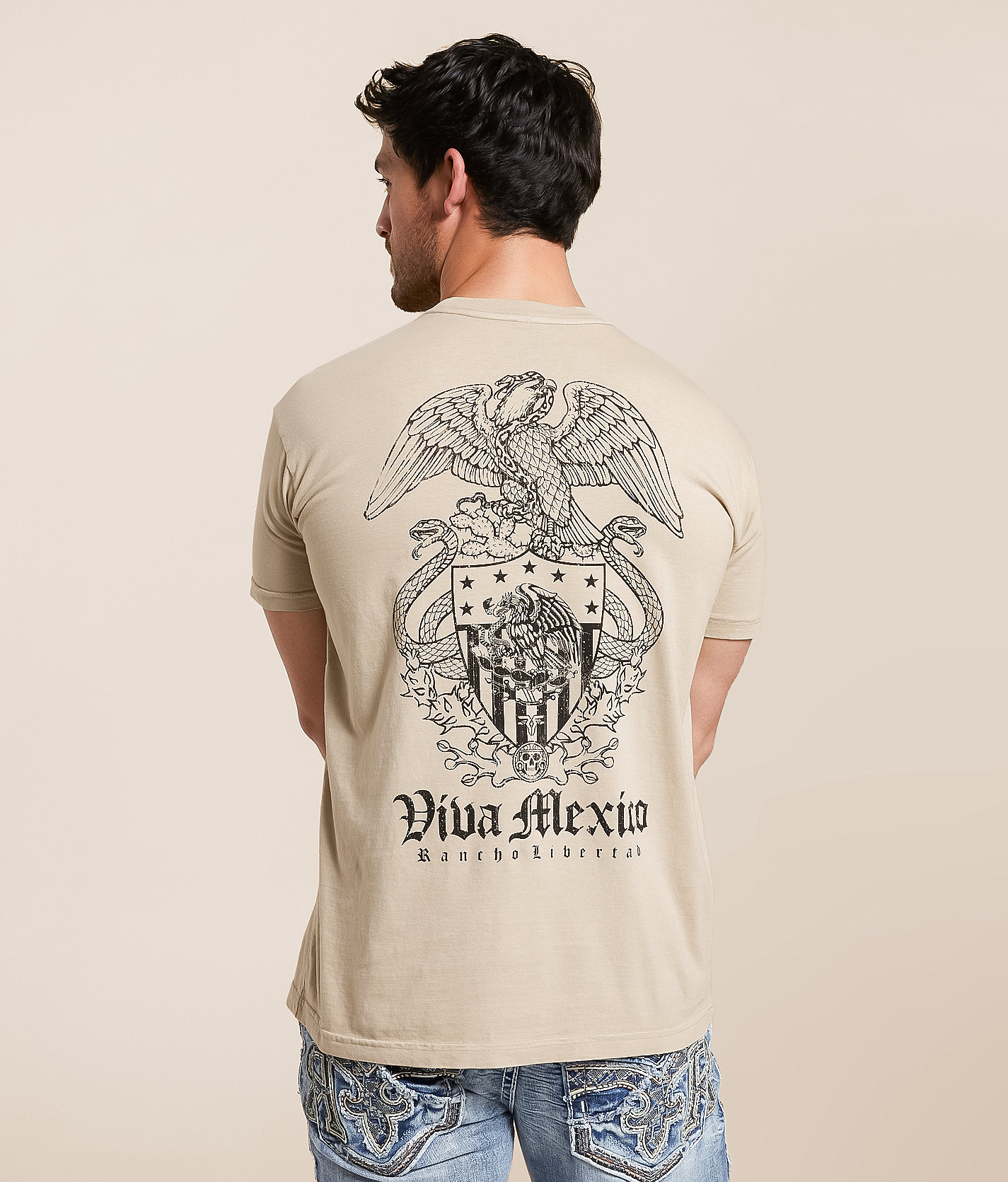 Freedom Ranch Eagle Snake T-Shirt - Men's T-Shirts in Peyote