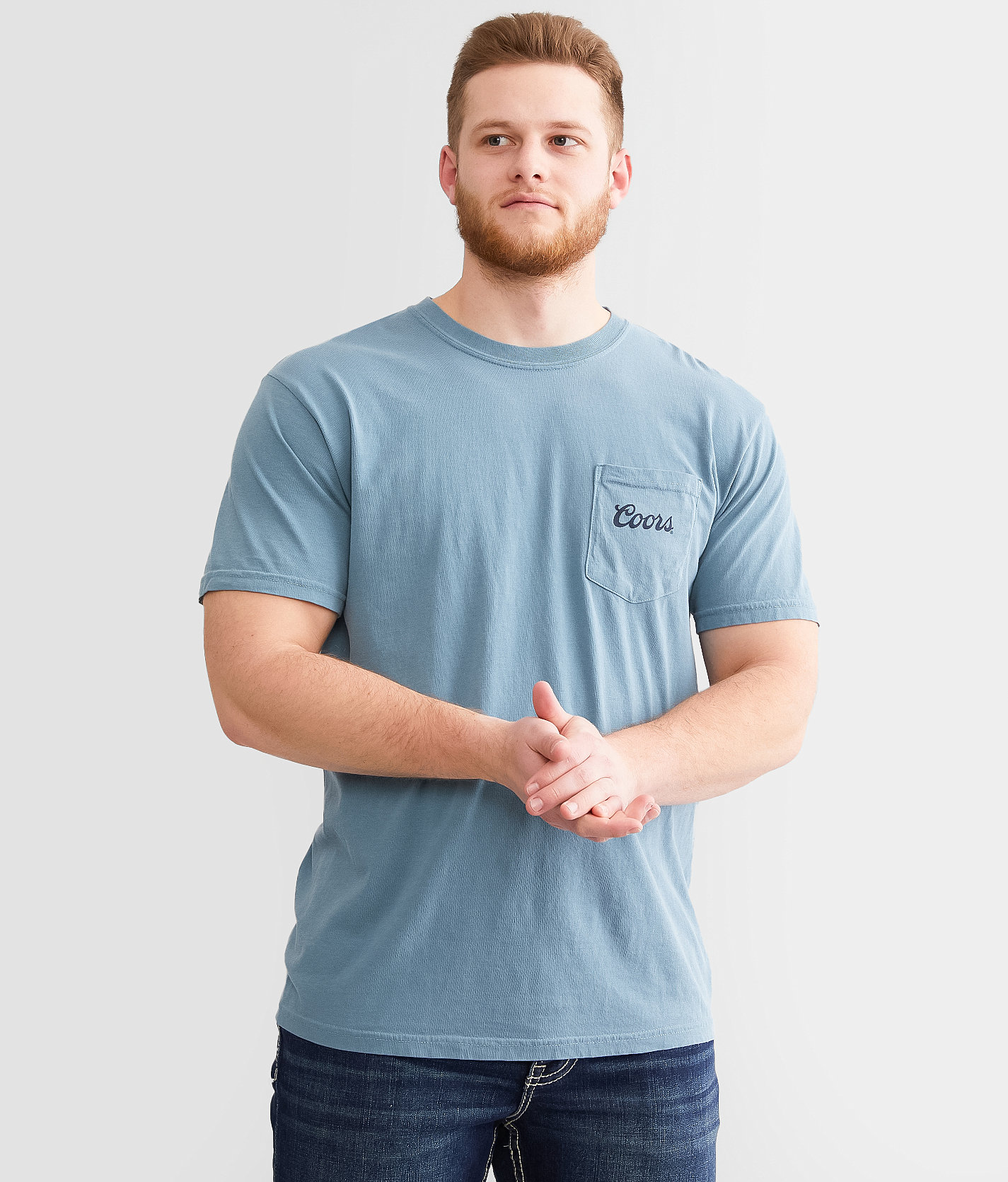 tee luv Coors® Waterfall T-Shirt - Men's T-Shirts in Ice Blue