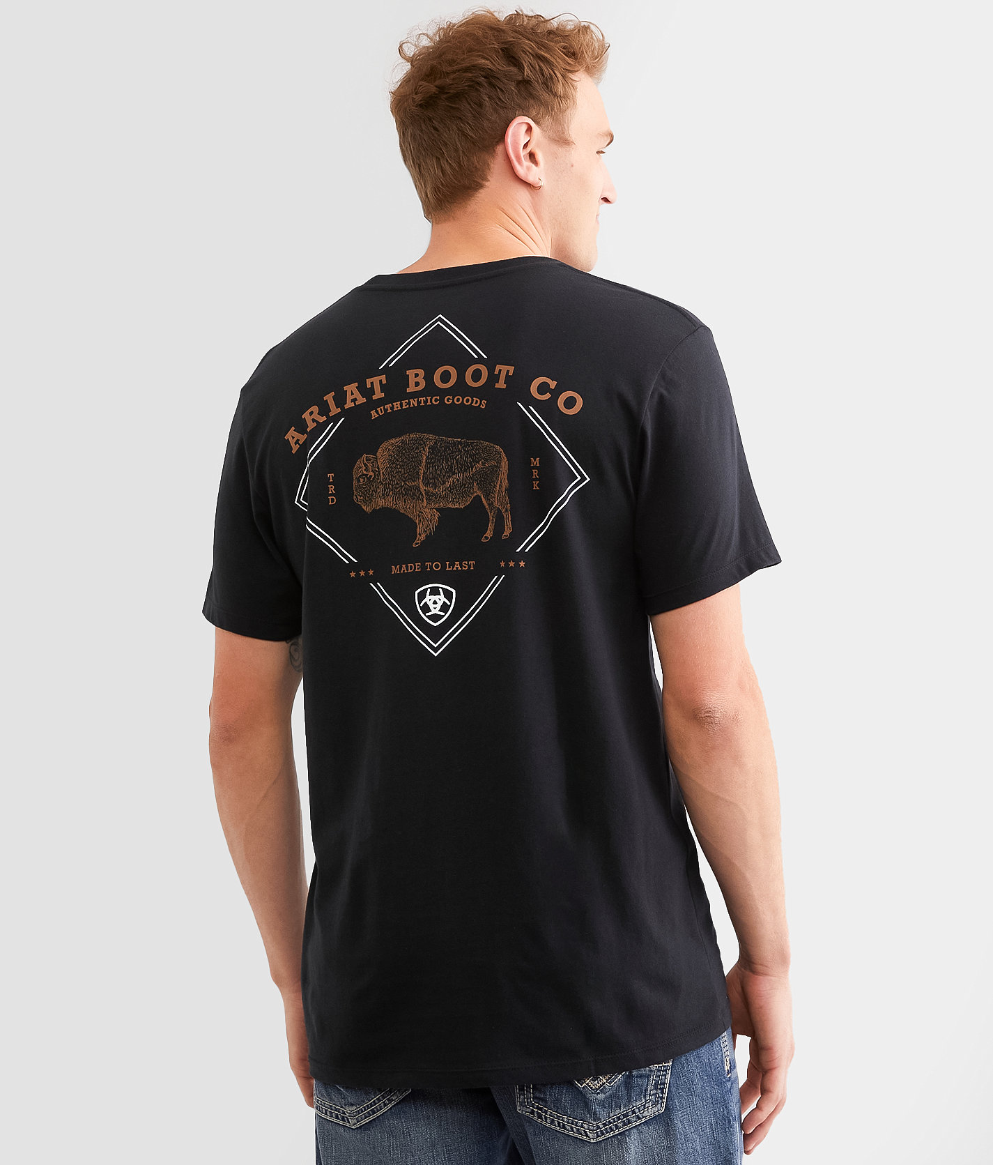 Ariat Xray Bison T-Shirt - Men's T-Shirts in Black