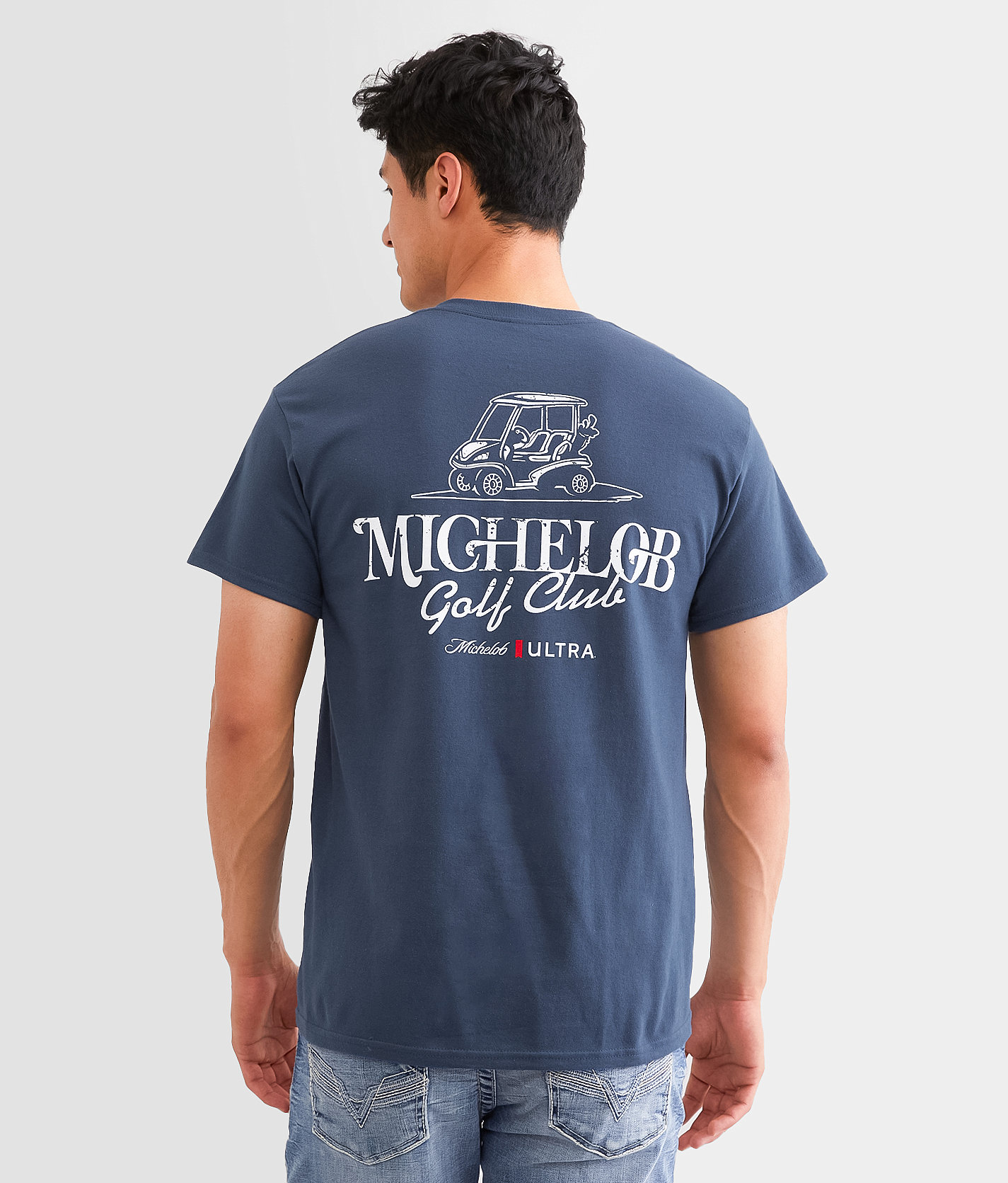 Brew City Michelob Ultra® Golf Cart T-Shirt - Men's T-Shirts in Blue Dusk