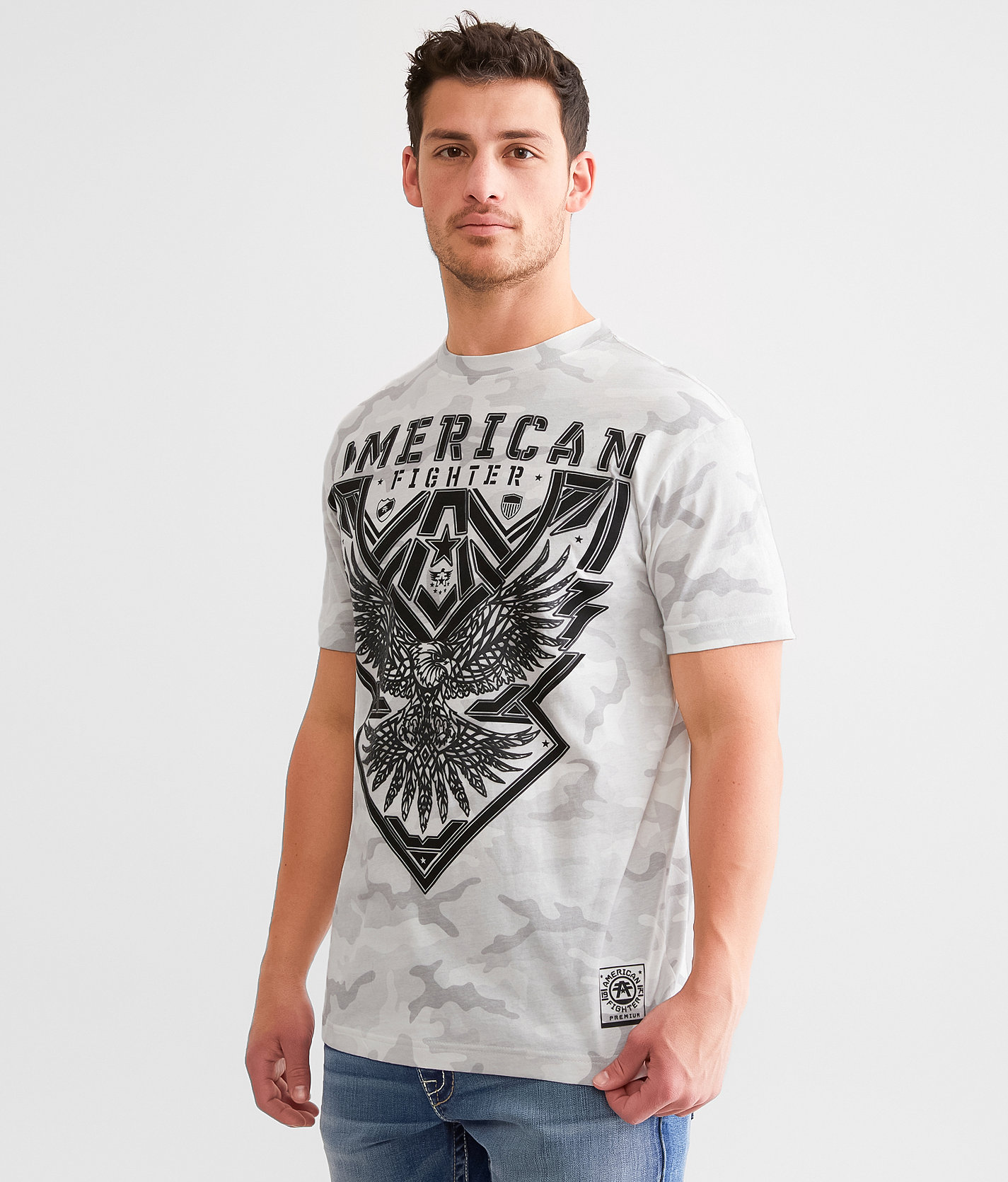 American Fighter Lakeshore T-Shirt - Men's T-Shirts in White Camo
