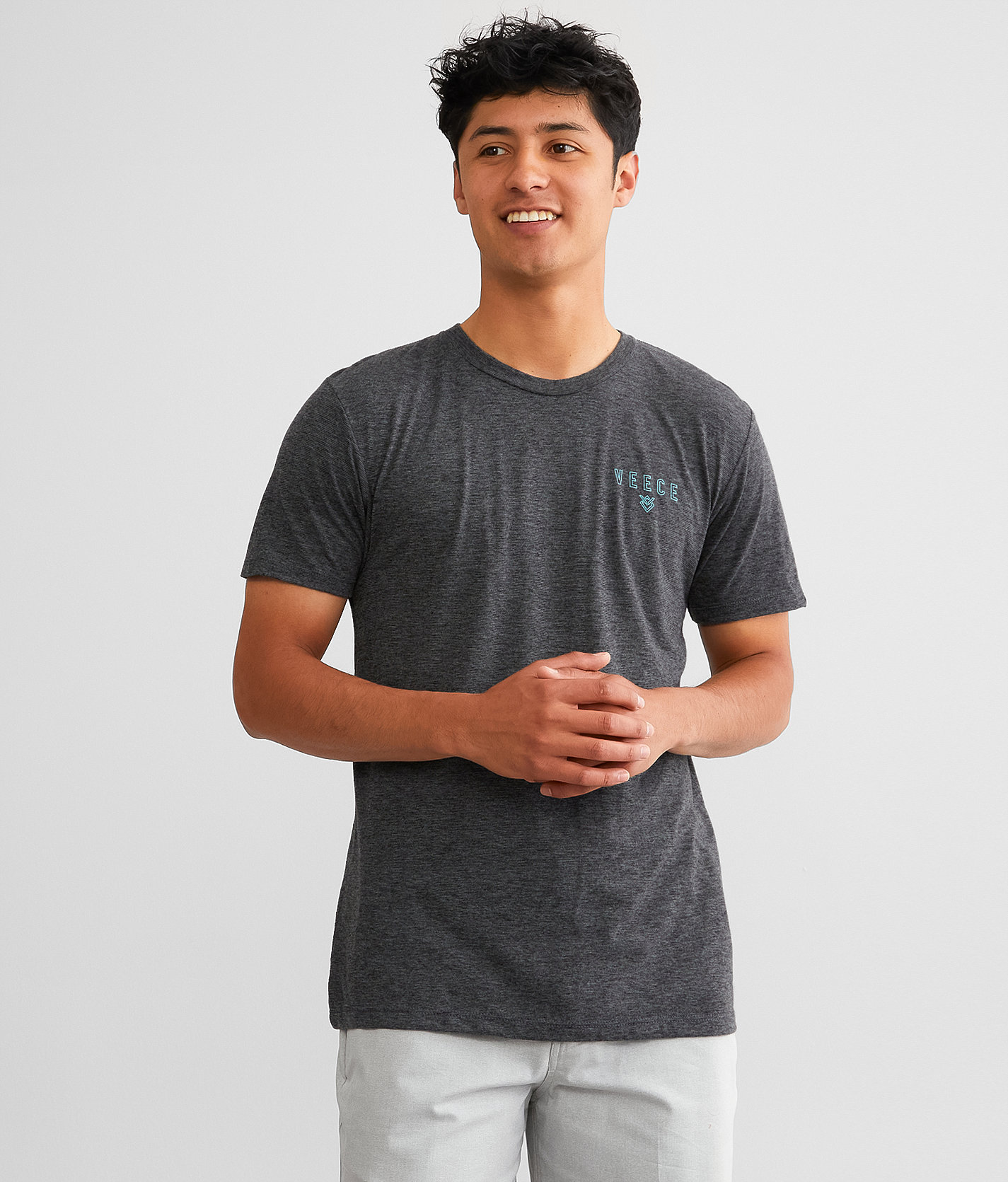 Veece Into The Fade T-Shirt - Men's T-Shirts in Ebony