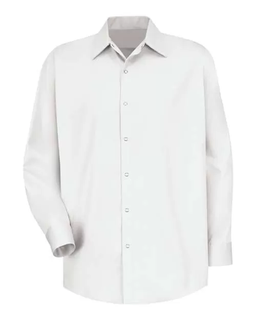 Long Sleeve Specialized Cotton Work Shirt - Tall Sizes