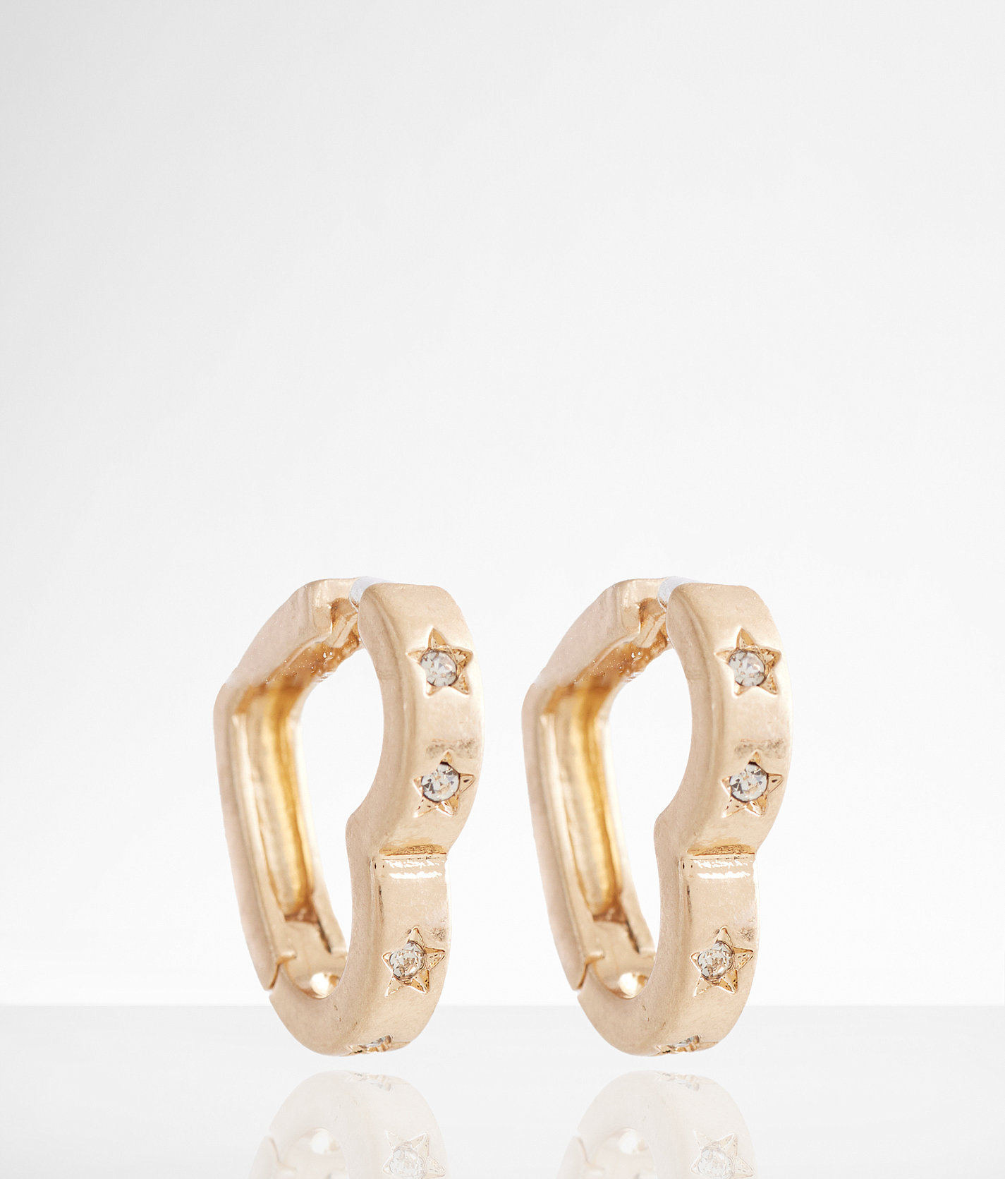 boutique by BKE Heart Earring - Women's Jewelry in Gold