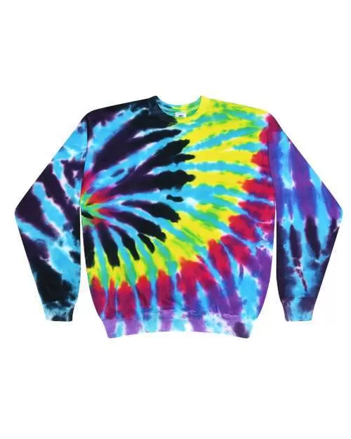 Tie-Dyed Fleece Crewneck Sweatshirt