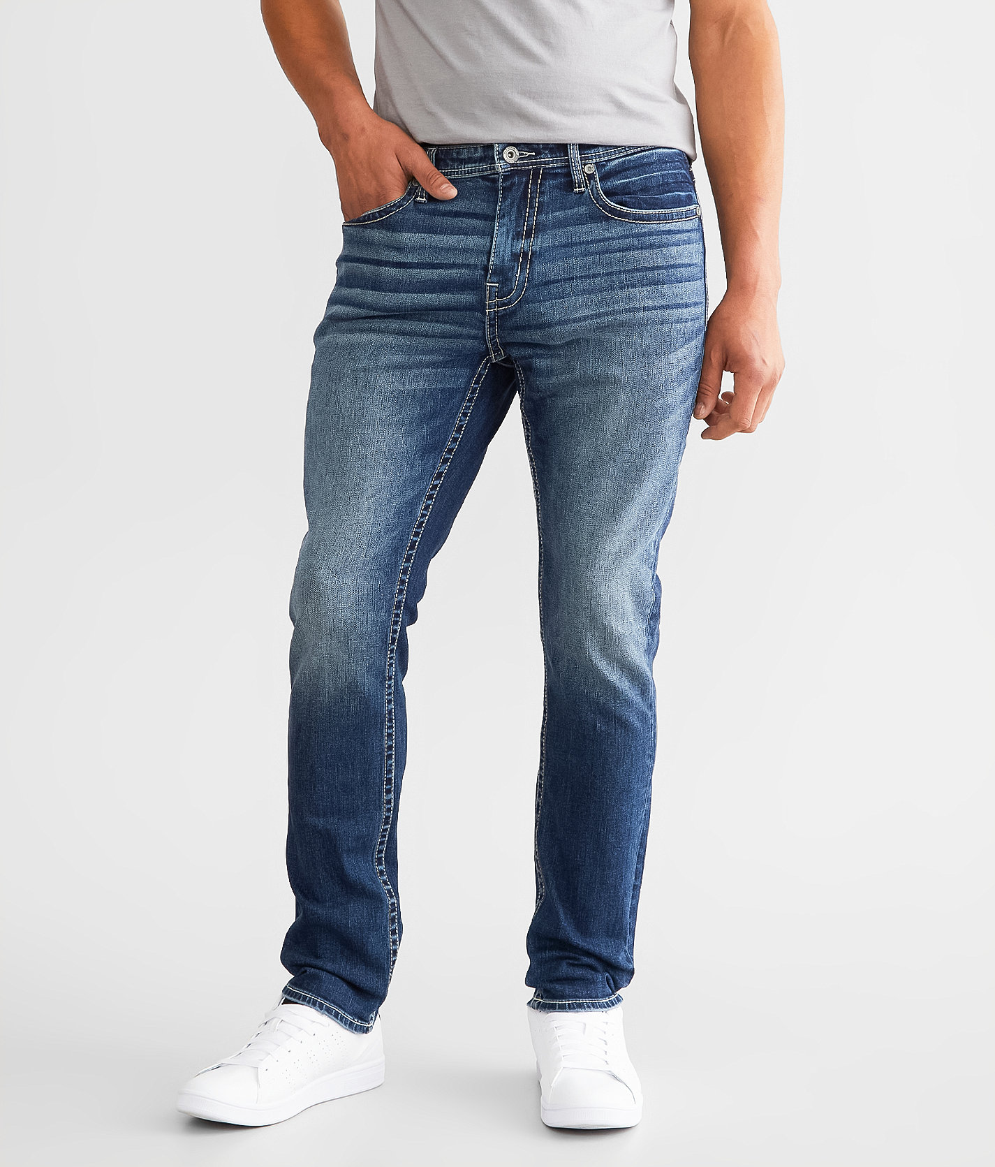 BKE Ethan Straight Stretch Jean - Men's Jeans in Acorn