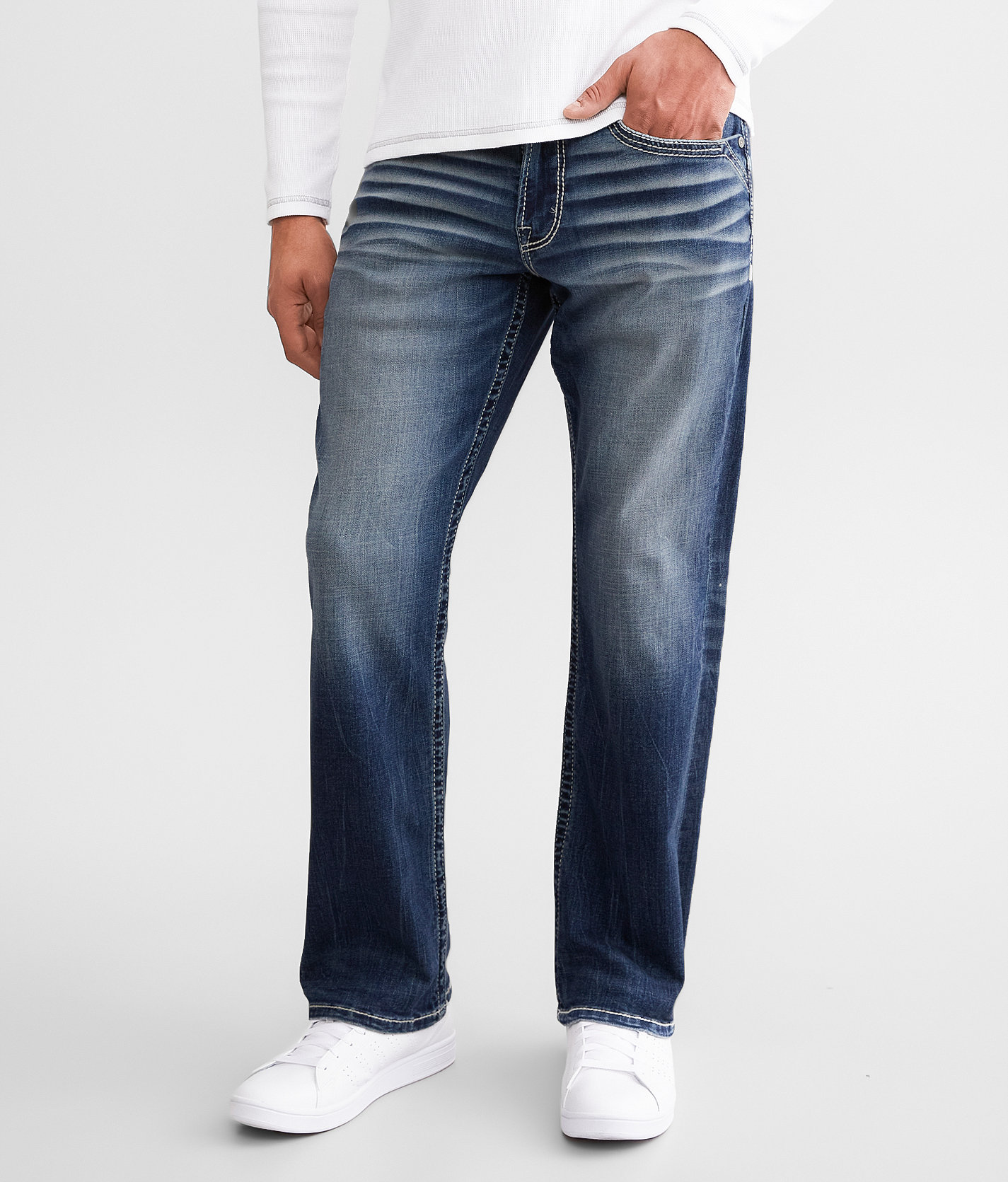 Salvage Anarchy Straight Stretch Jean - Men's Jeans in Lalysos