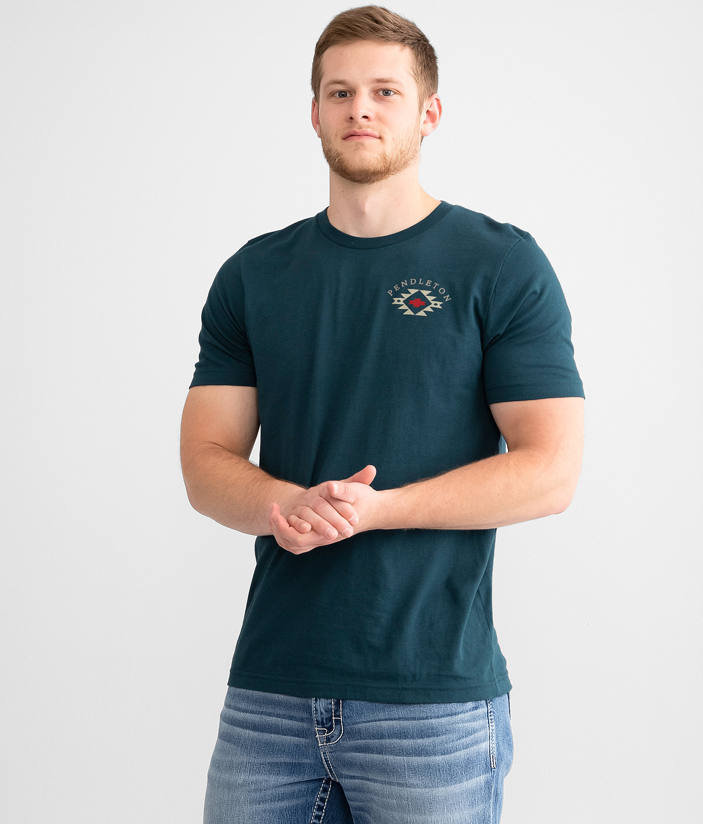 Pendleton Alto Mesa T-Shirt - Men's T-Shirts in Atlantic
