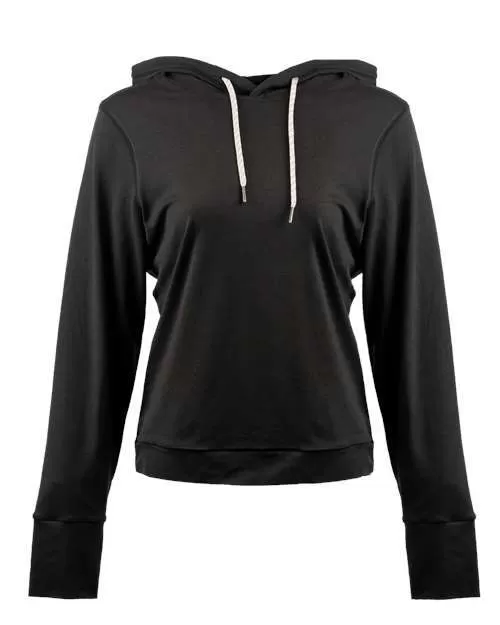 Burnside B5667 Ladies' Modest Crop Hooded Sweatshirt