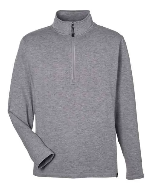 Glyder MDP1772 Men's Marbled Jersey Fairway Quarter-Zip