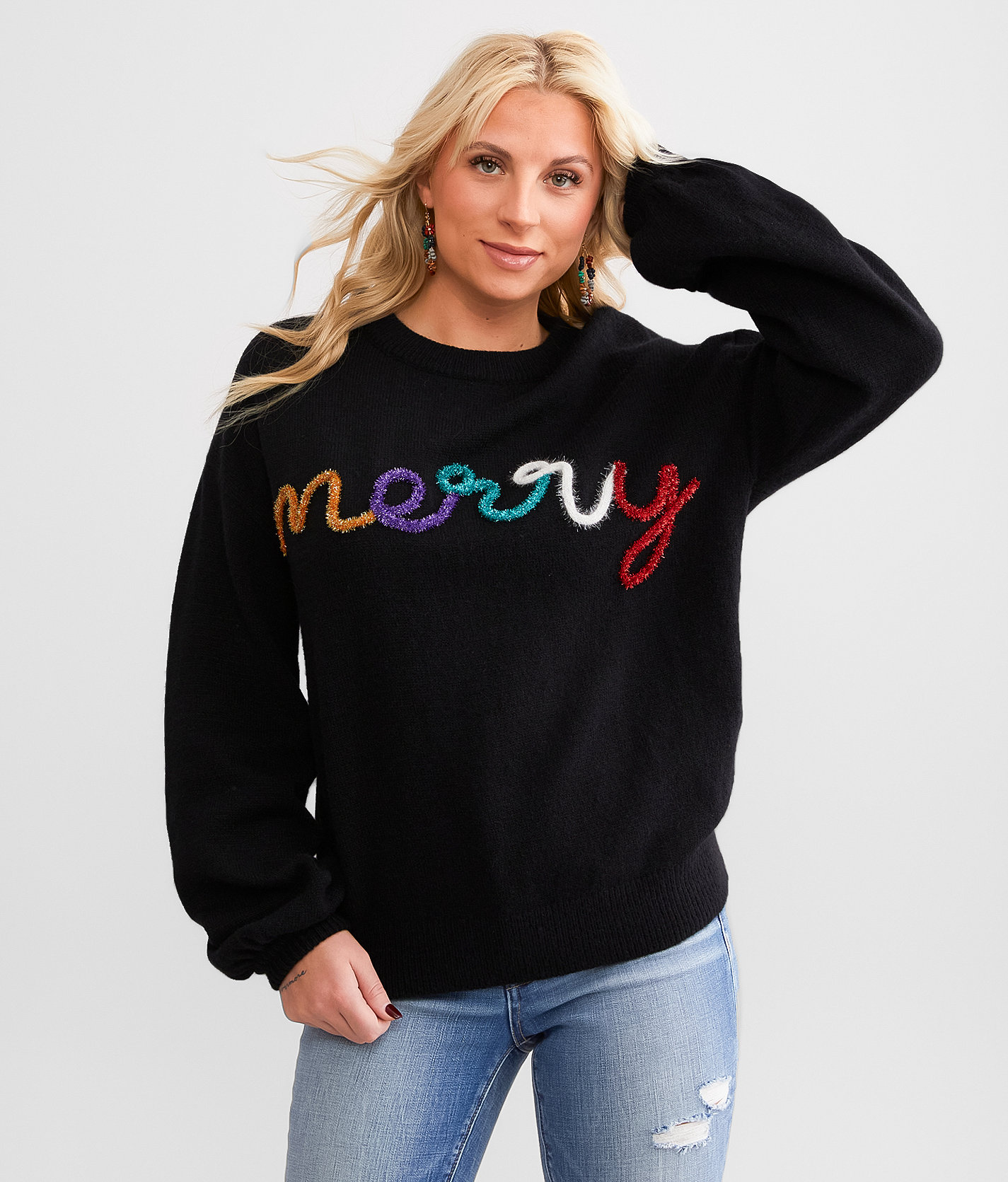 BiBi Merry Sweater - Women's Sweaters in Black Multi