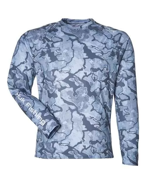 HUK H12L003 Men's Lopro Camo Long-Sleeve T-Shirt