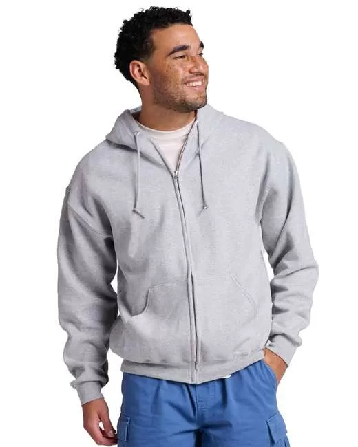 Jerzees Z12MR Unisex Rugged? Full-Zip Hooded Sweatshirt