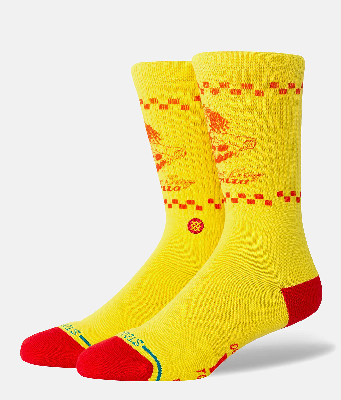 Stance Surfer Boy Pizza Socks - Men's Socks in Yellow