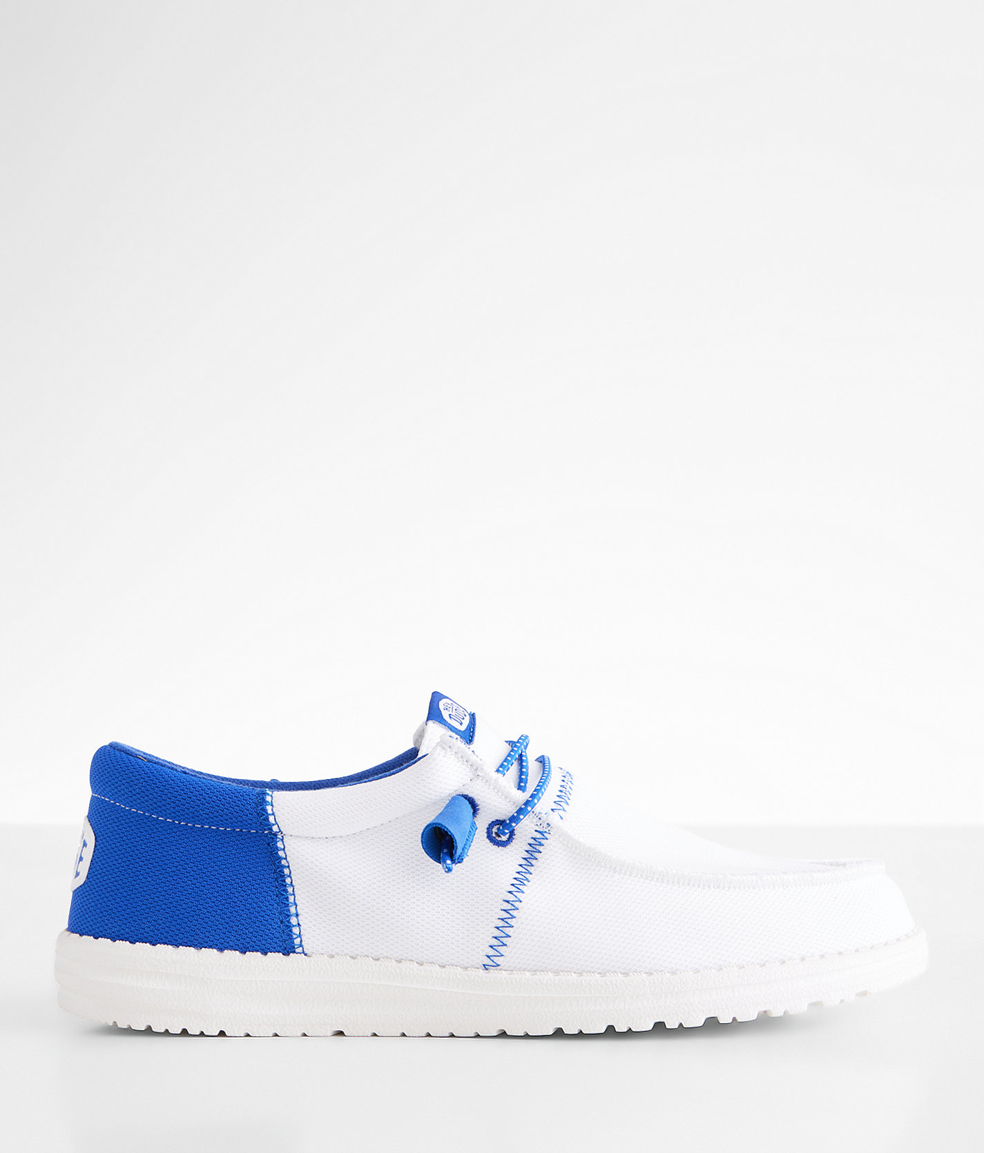 HEYDUDE™ Wally Tri Varsity Sport Shoe - Men's Shoes in White Blue