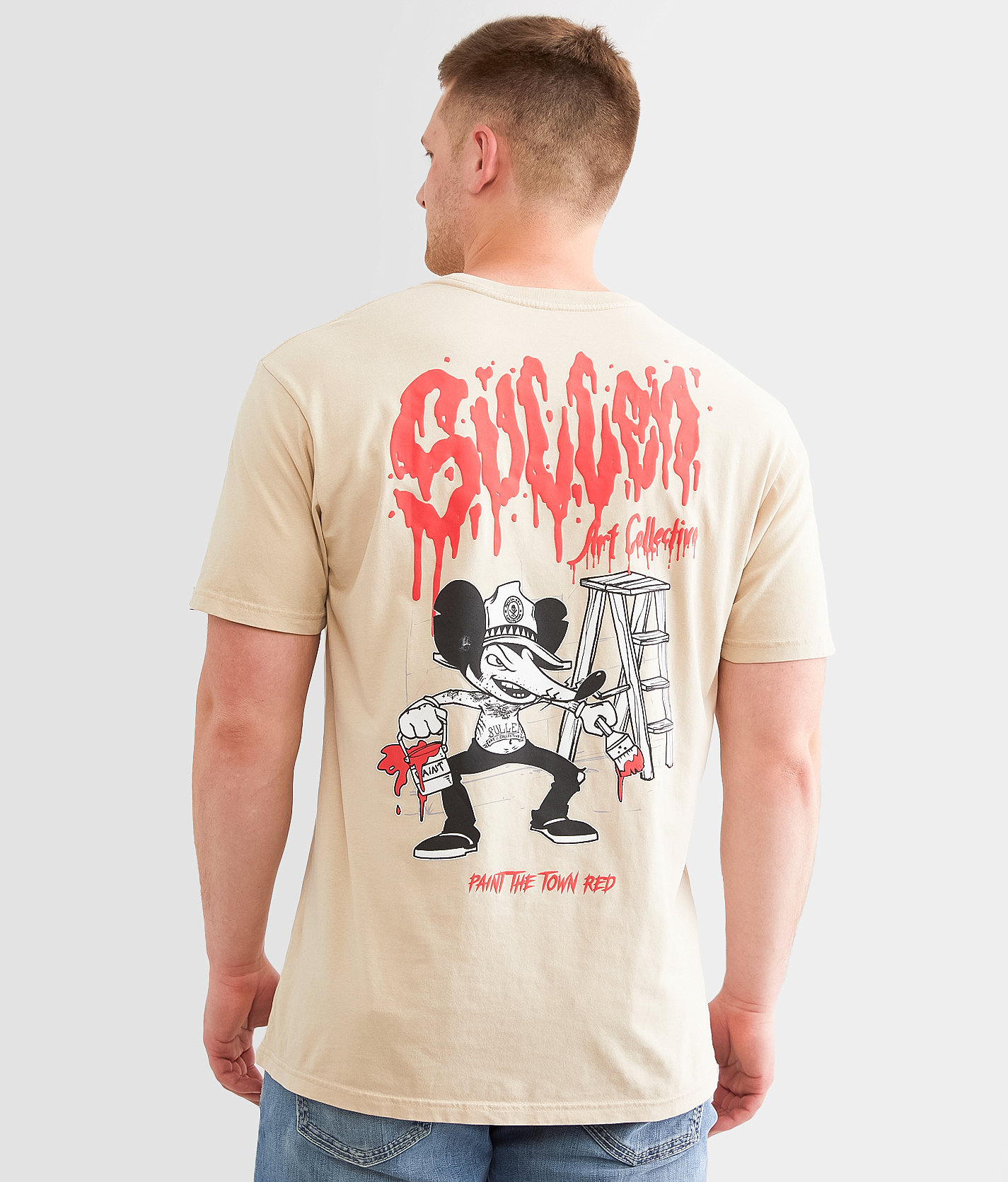 Sullen Paint The Town T-Shirt - Men's T-Shirts in Peyote