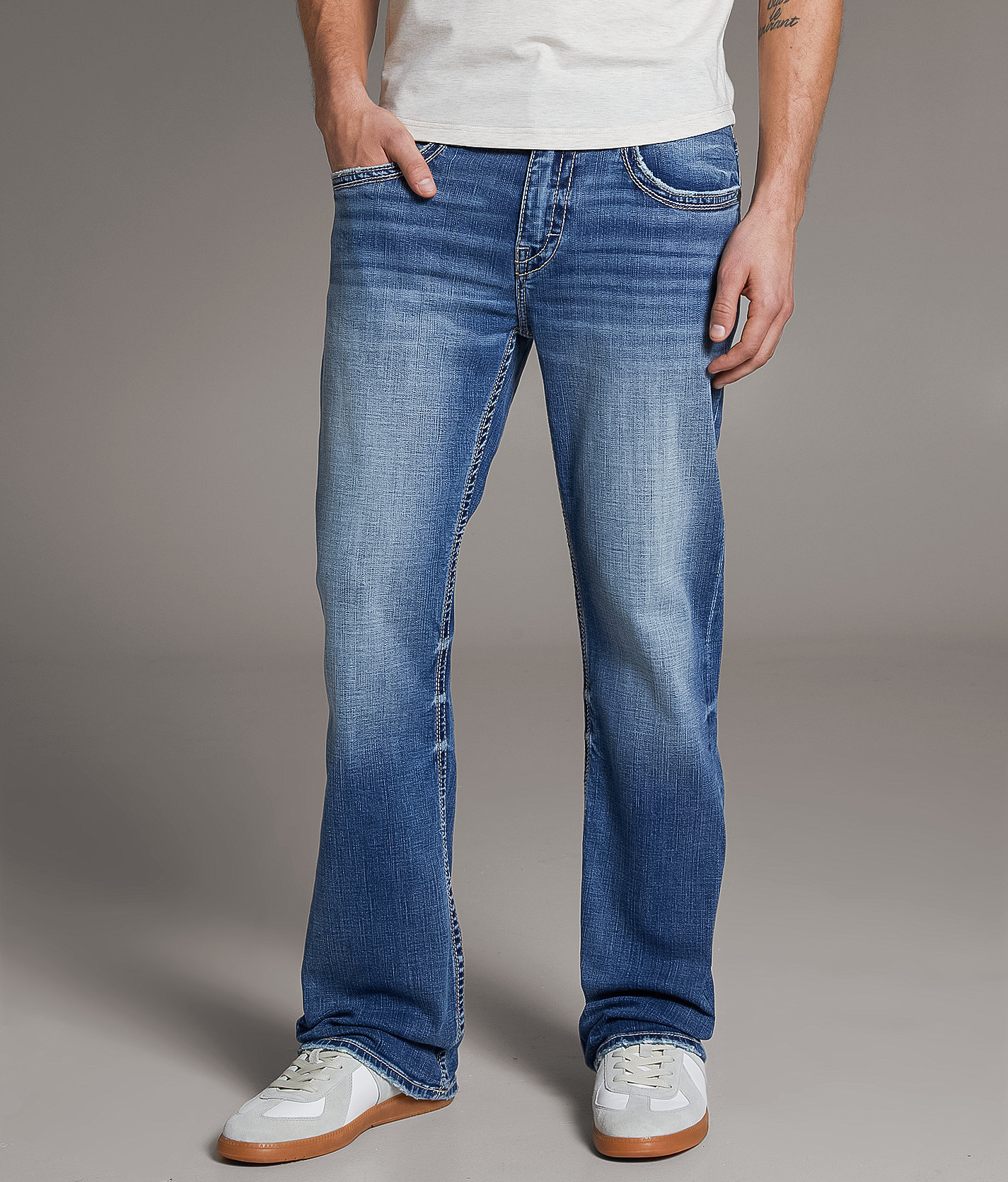 BKE Aiden Boot Stretch Jean - Men's Jeans in Doza