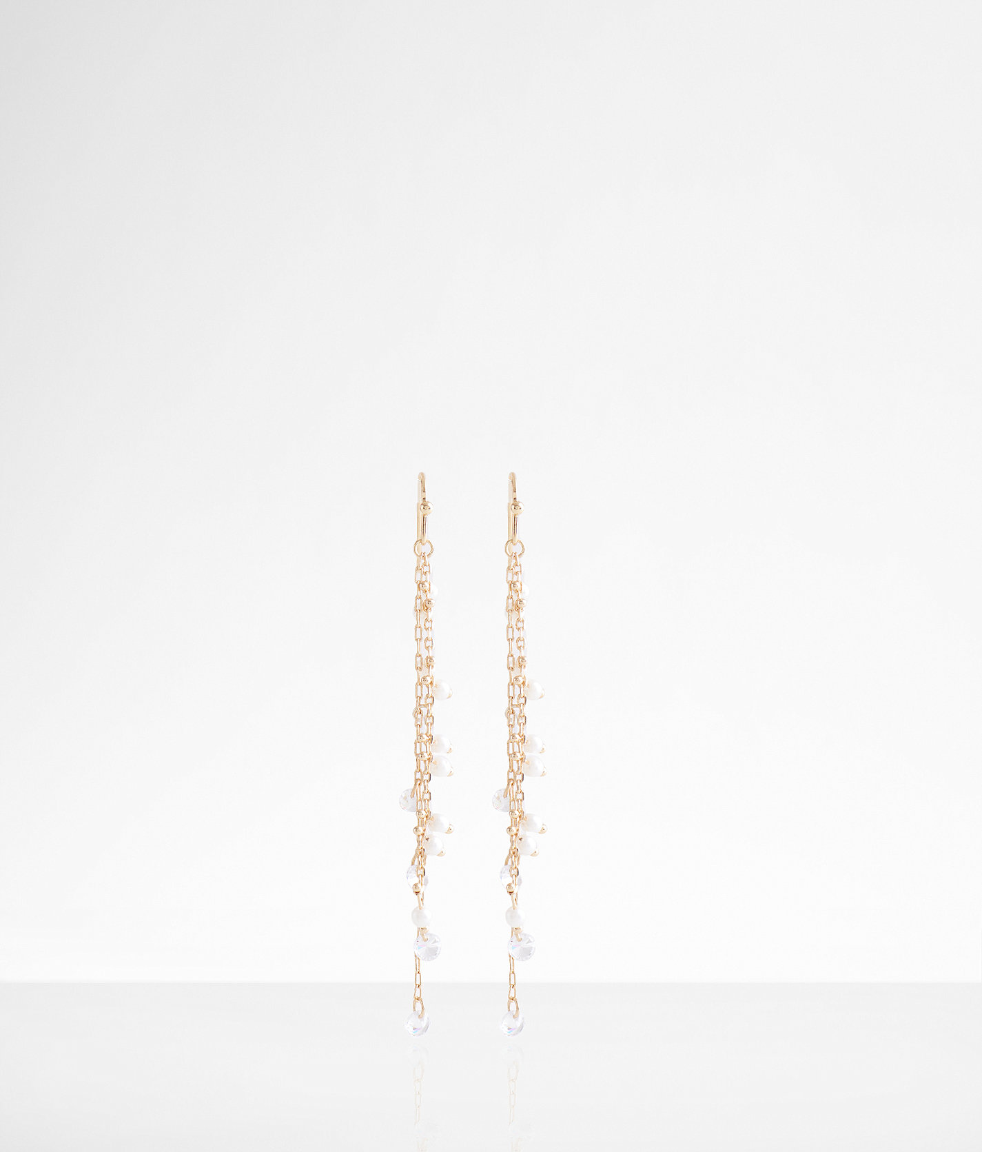 boutique by BKE Fringe Drop Earring - Women's Jewelry in Gold