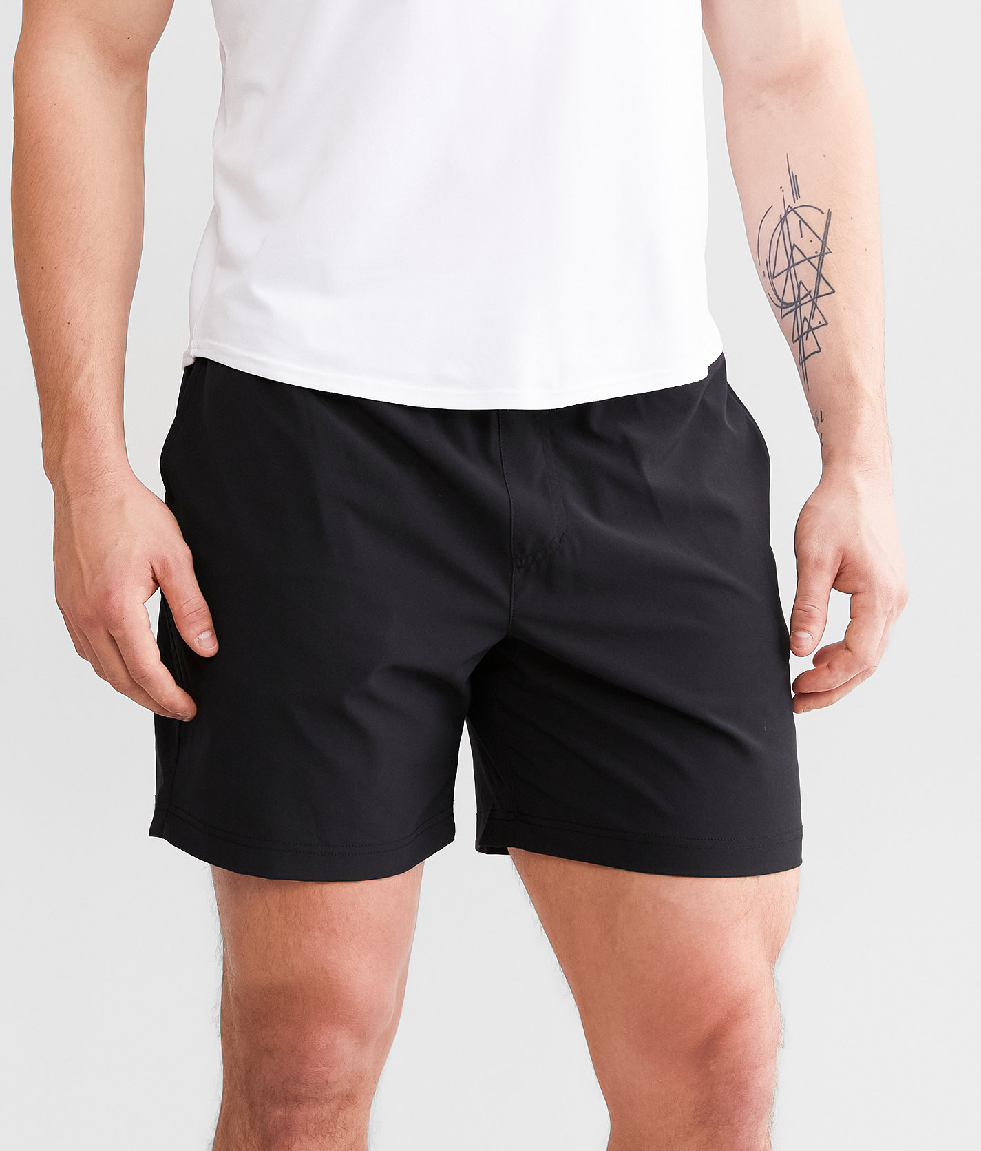 Chubbies The Secret Agents Performance Stretch Short - Men's Activewear in Black