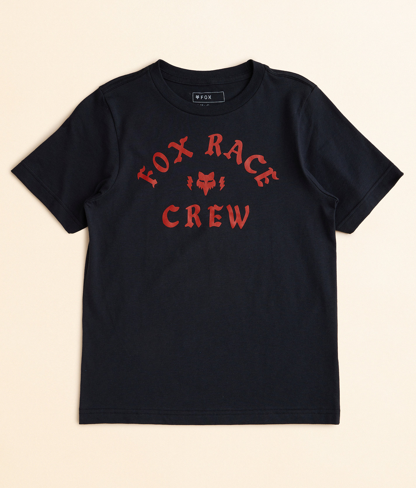 Boys - Fox Race Crew T-Shirt - Boy's T-Shirts in Black