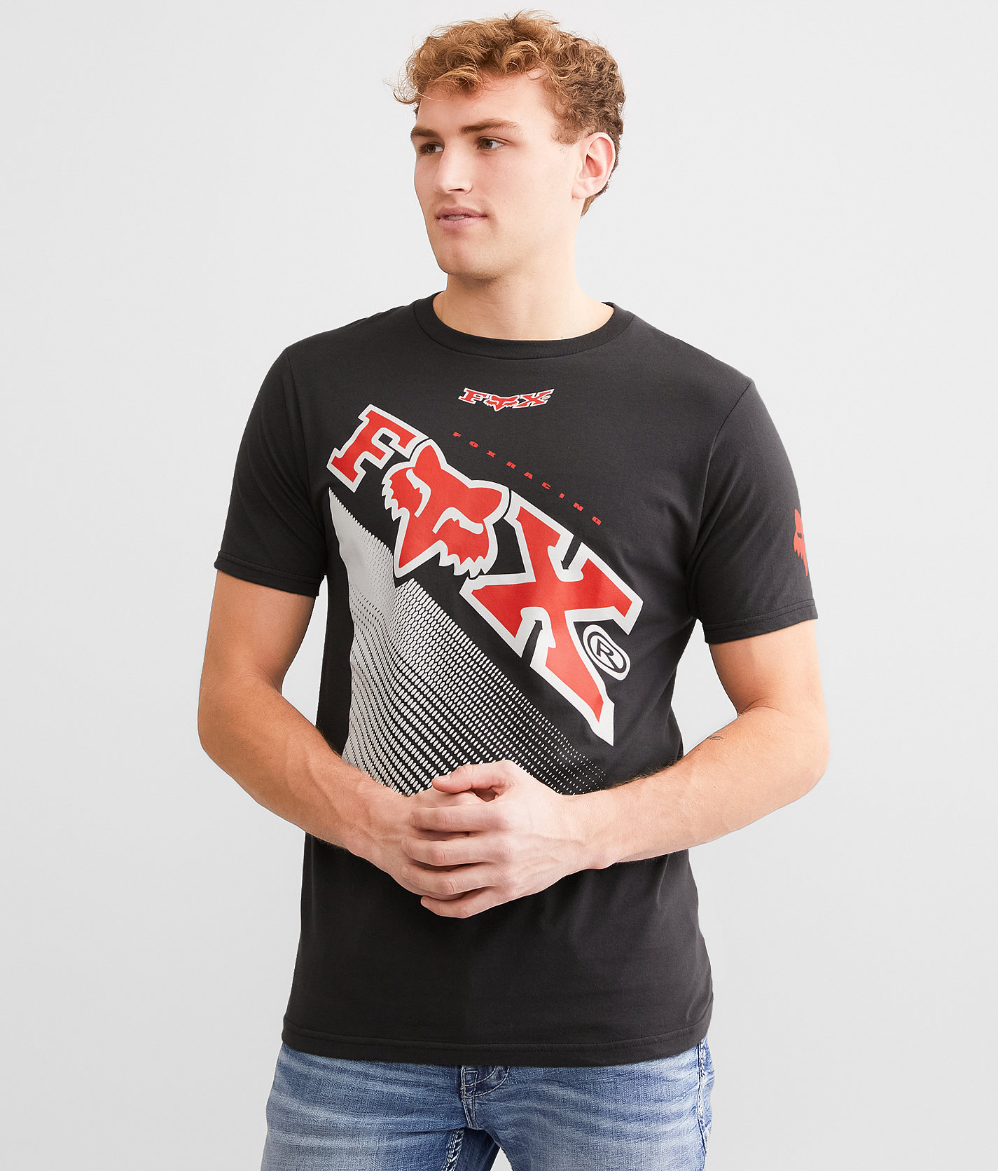 Fox Burm T-Shirt - Men's T-Shirts in Black Vintage