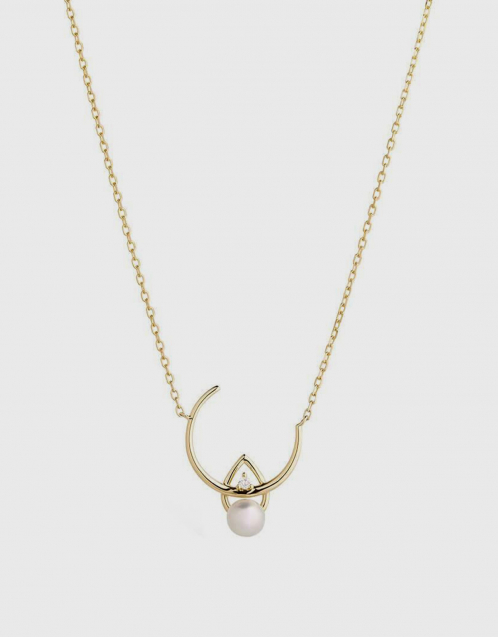 18ct Yellow Gold Cosmo Venus Diamond Necklace