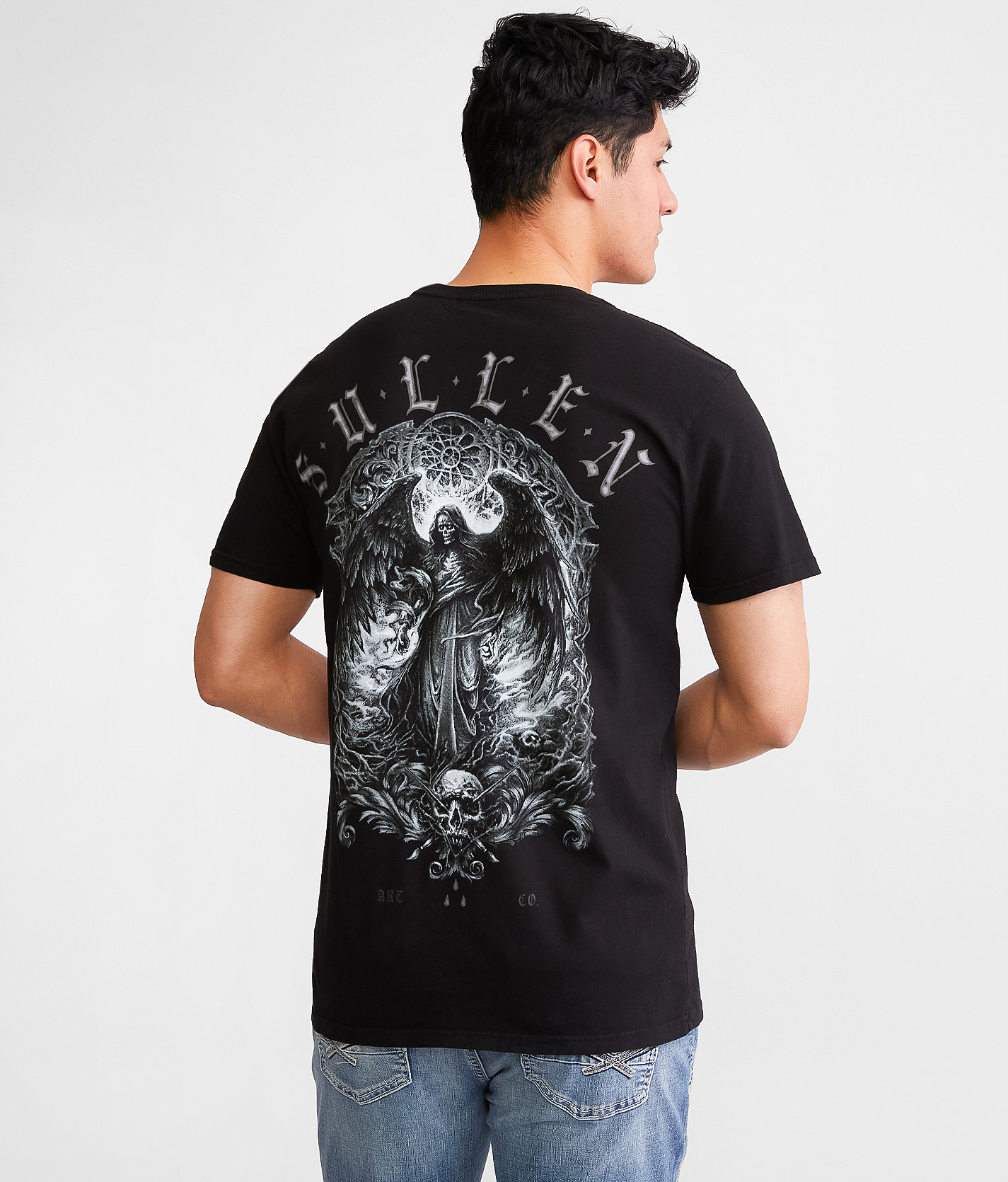 Sullen Demonic Angels T-Shirt - Men's T-Shirts in Jet Black