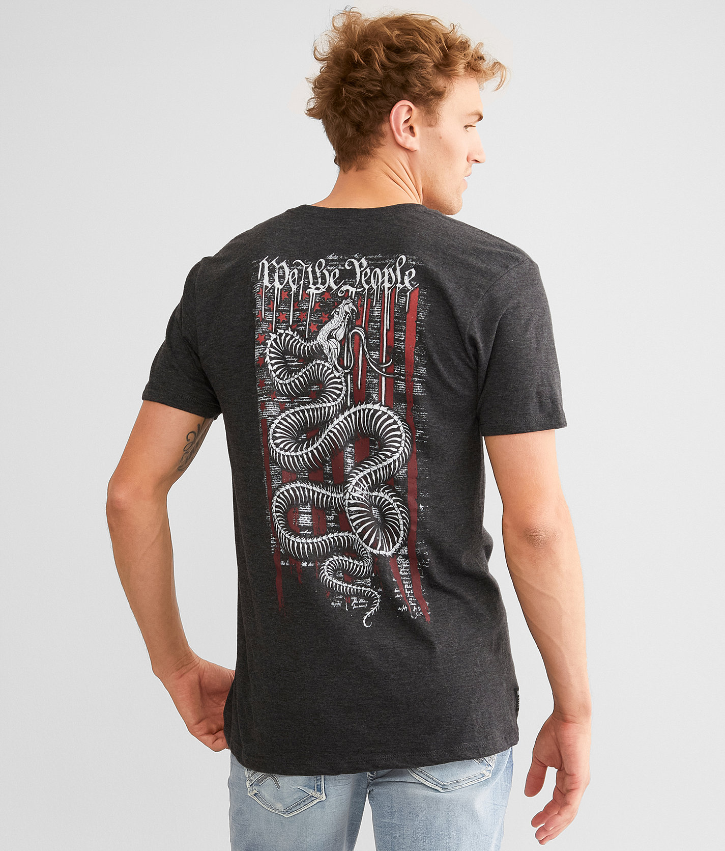 Howitzer We The People T-Shirt - Men's T-Shirts in Black Pearl