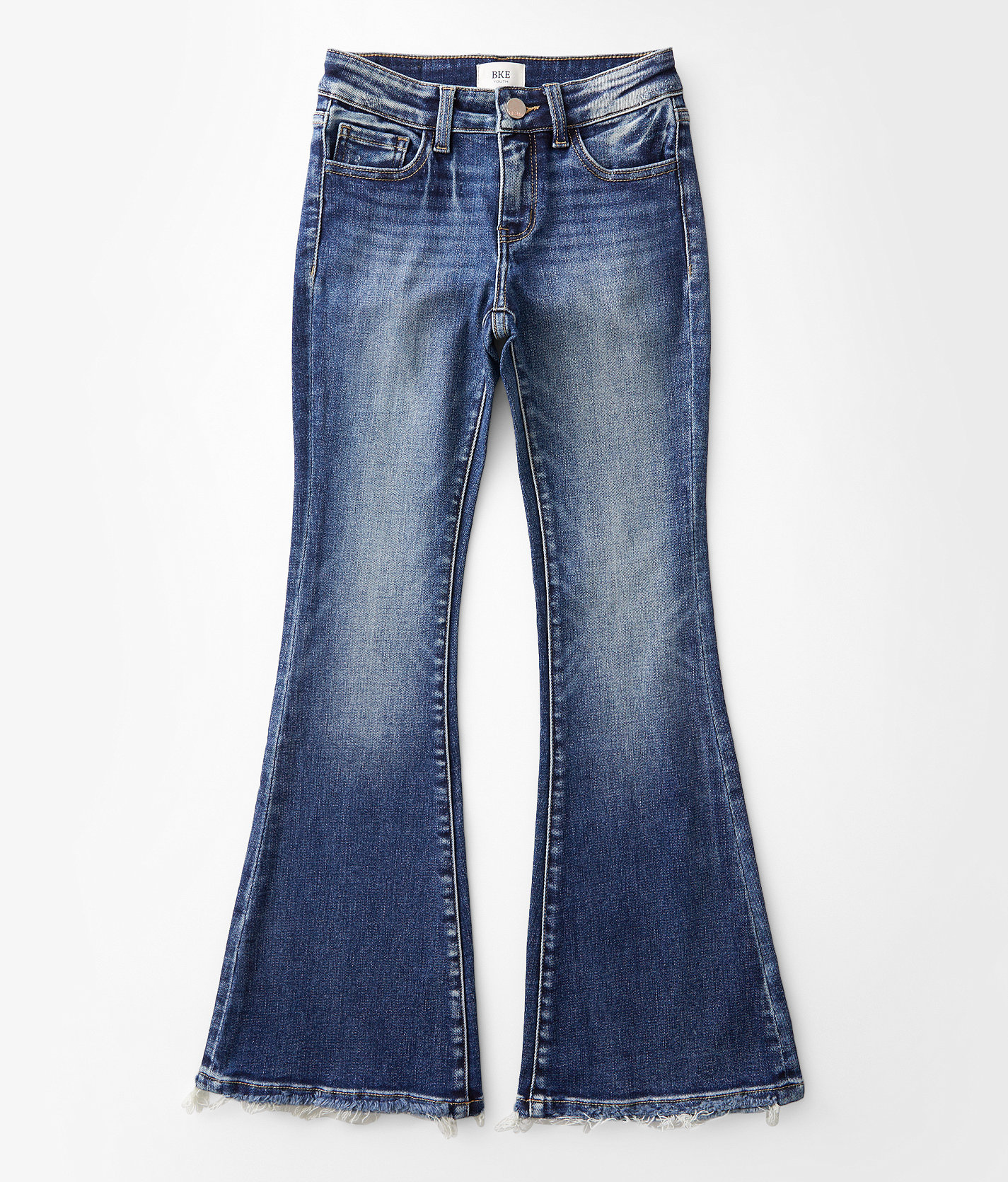 Girls - BKE Mid-Rise Flare Stretch Jean - Girl's Jeans in Simar