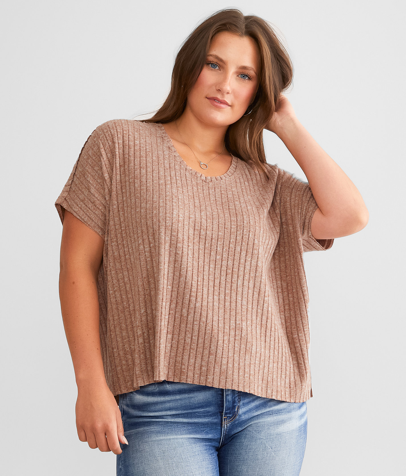 White Crow Erin Oversized Top - Women's Shirts & Blouses in Penny