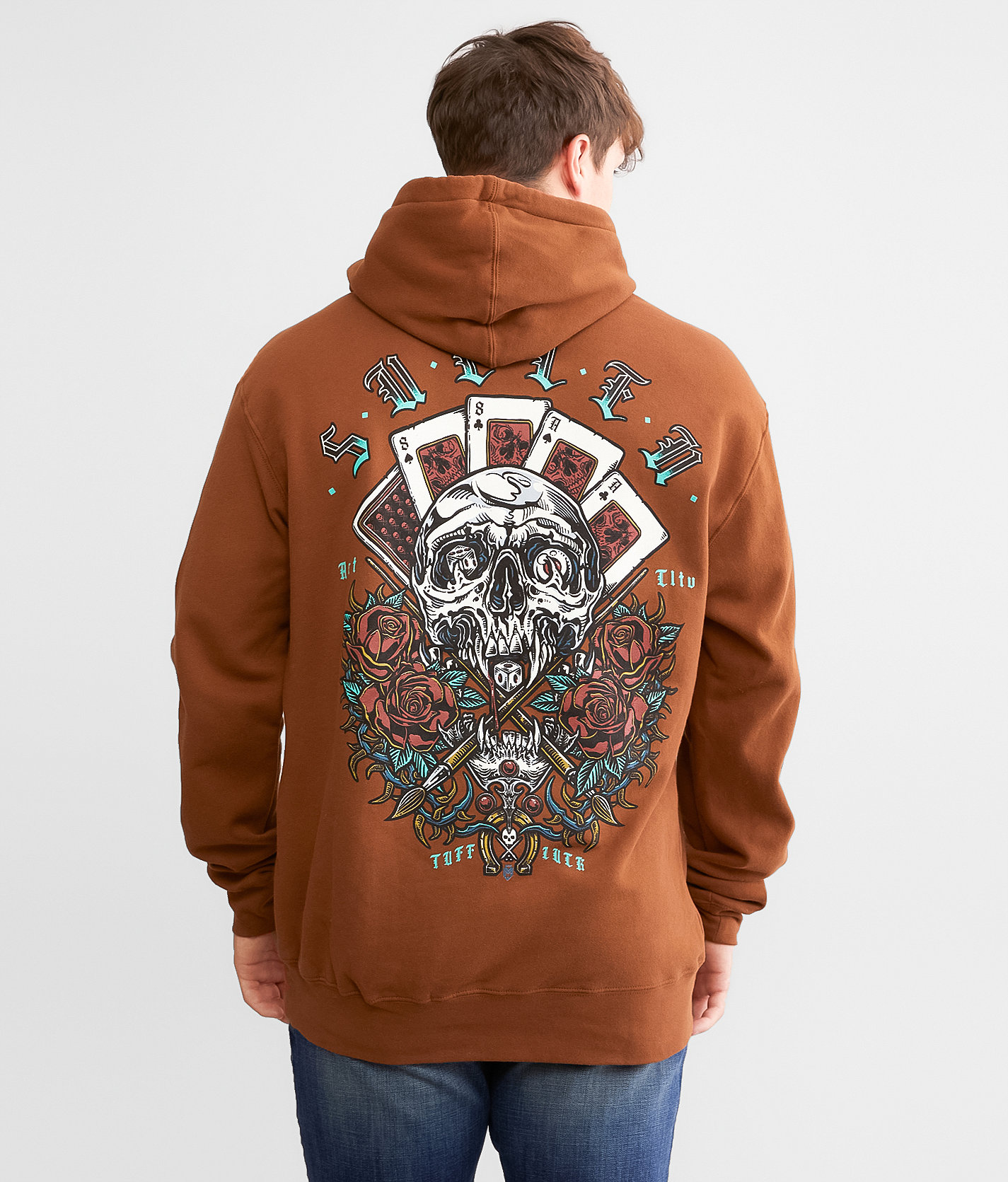 Sullen Tuff Luck Hooded Sweatshirt - Men's Sweatshirts in Tortoise Shell