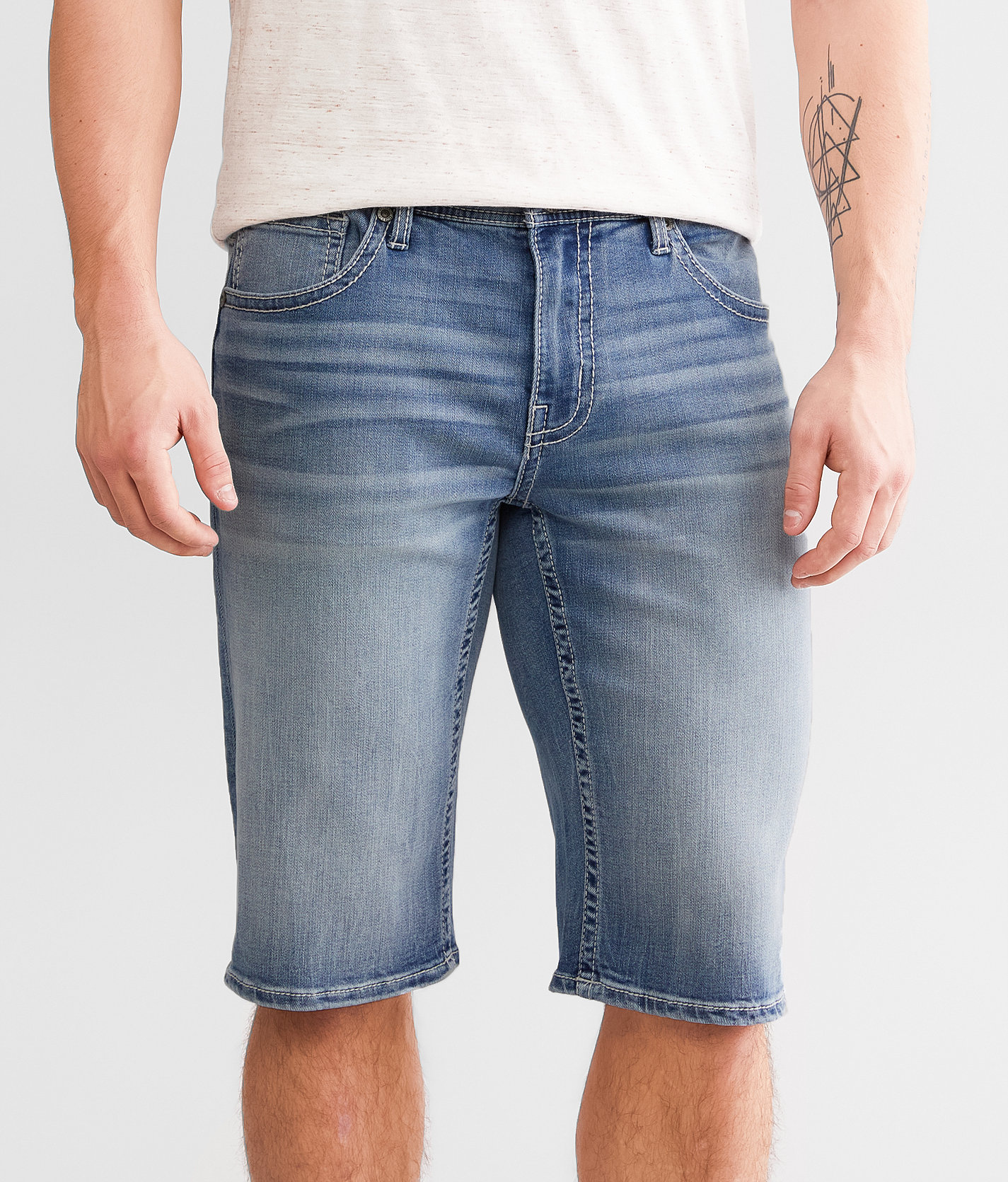 BKE Derek 14" Stretch Short - Men's Shorts in Sybert
