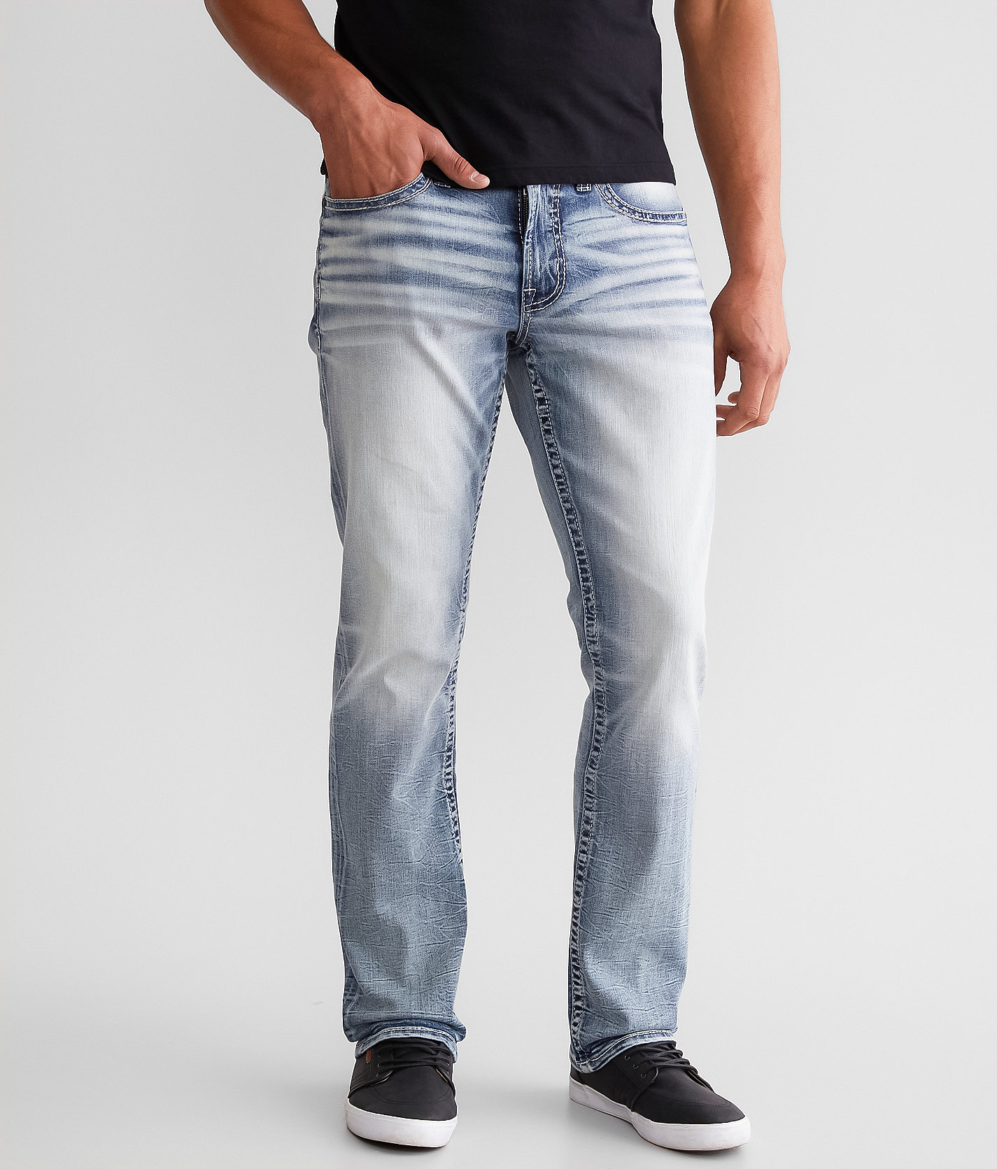 Salvage Mayhem Straight Stretch Jean - Men's Jeans in Tavros