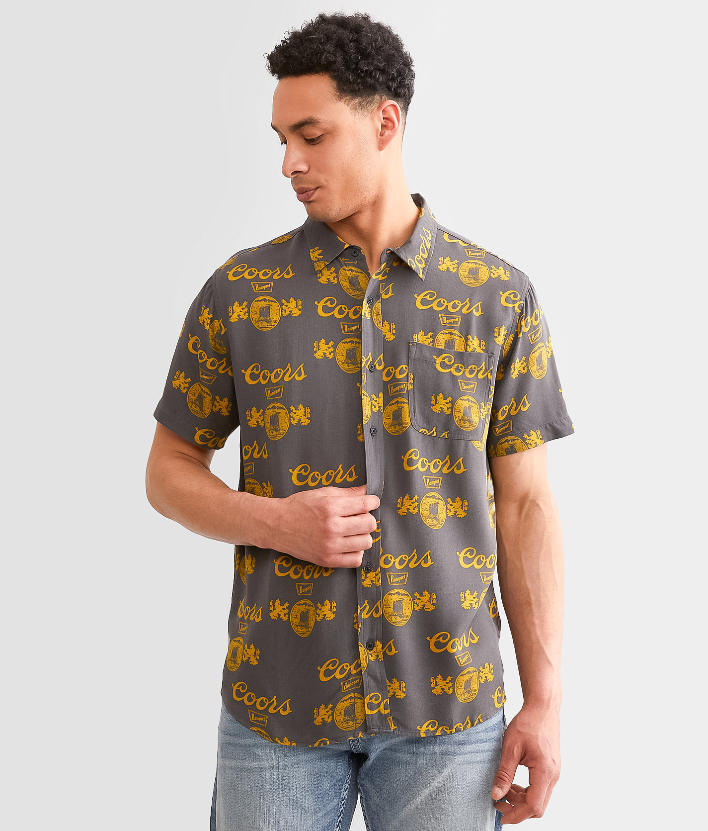 Junkfood Coors® Banquet Shirt - Men's Shirts in Black