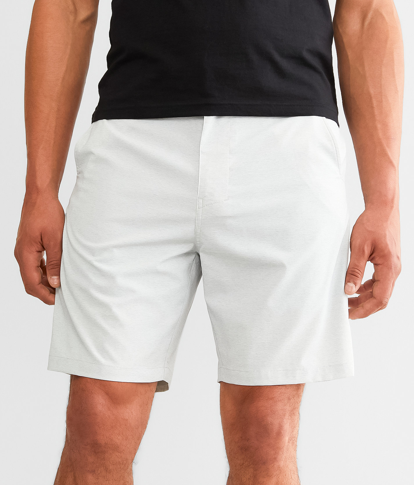 BKE Mateo Hybrid Stretch Walkshort - Men's Shorts in Smoked Pearl