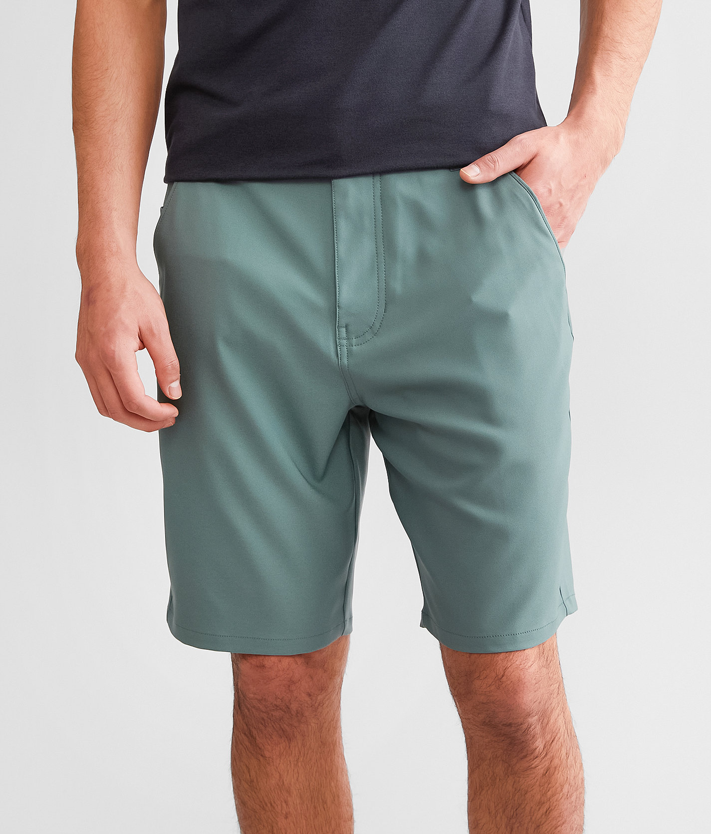 Maven Co-op Essential Performance Stretch Short - Men's Shorts in Balsam Green