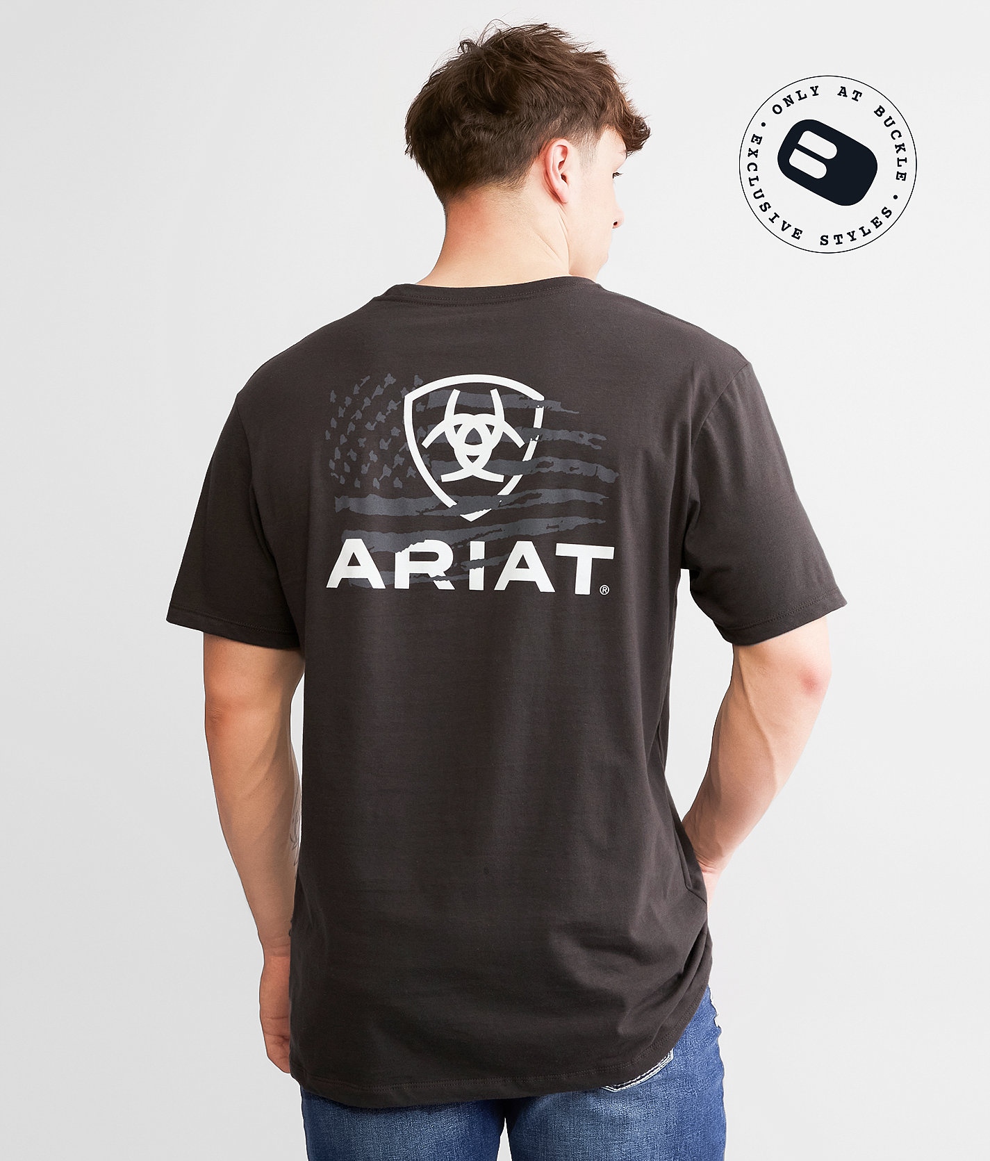 Ariat Breakthru T-Shirt - Men's T-Shirts in Vintage Black