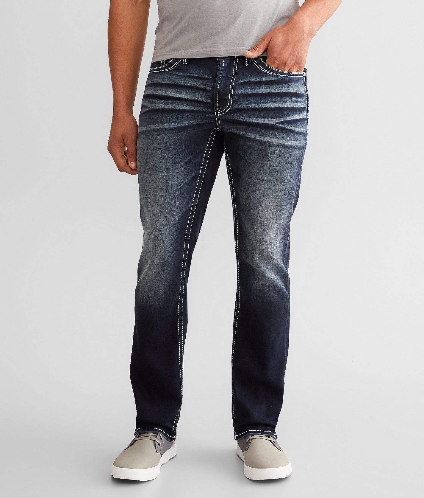 Salvage Mayhem Straight Stretch Jean - Men's Jeans in Neapoli